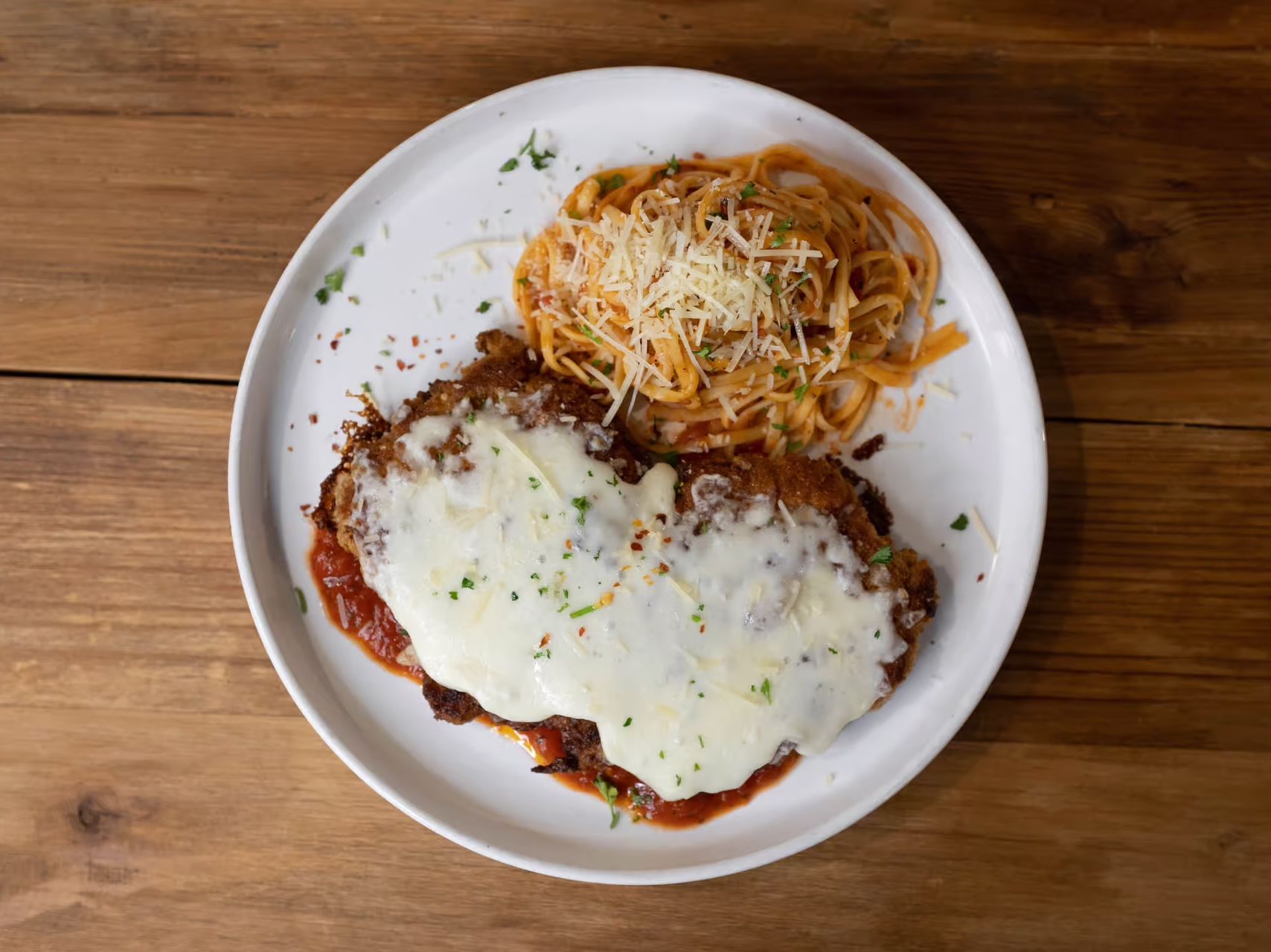 C Chicken Parmesan.