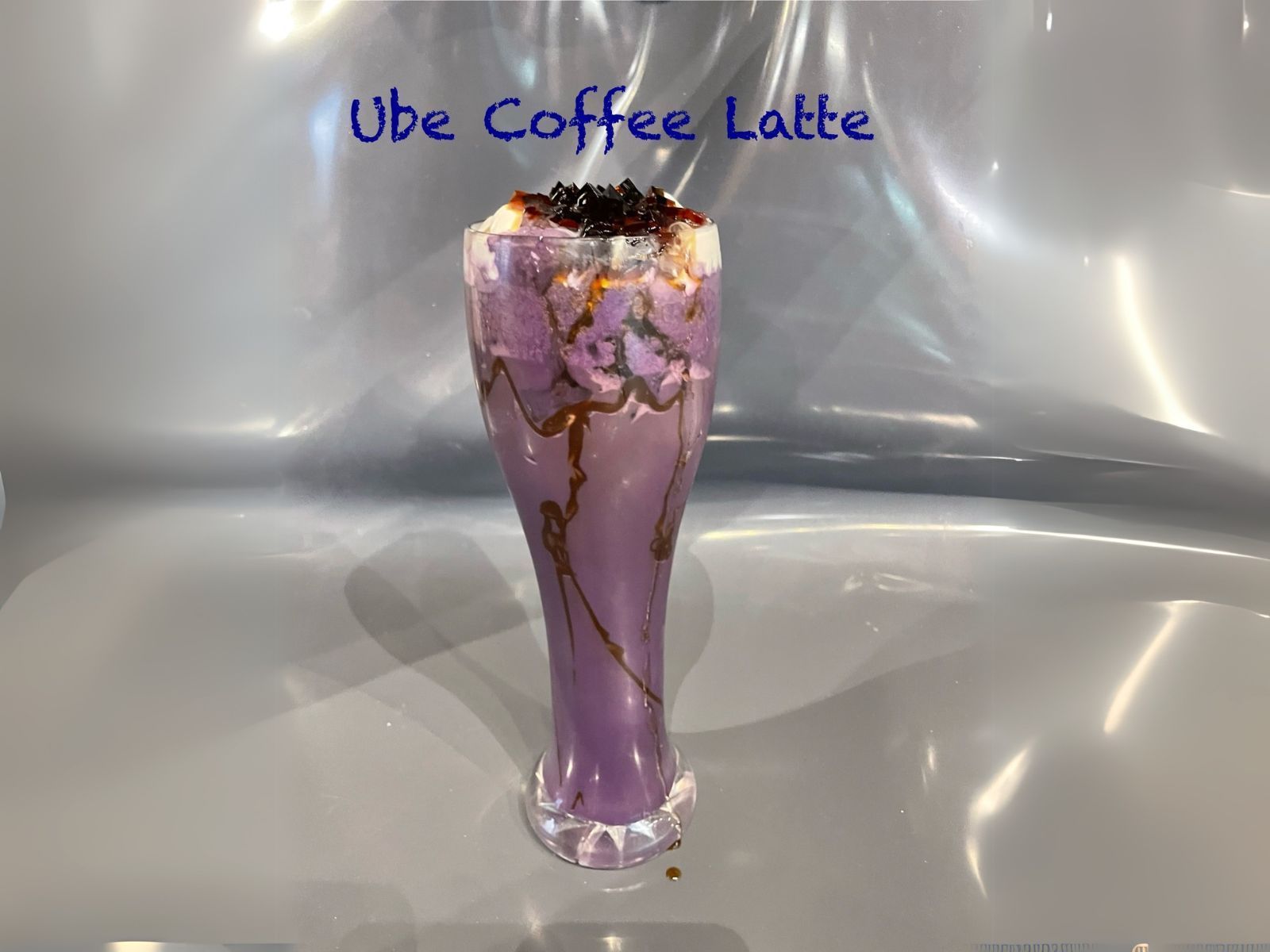 Iced Ube Coffee Latte