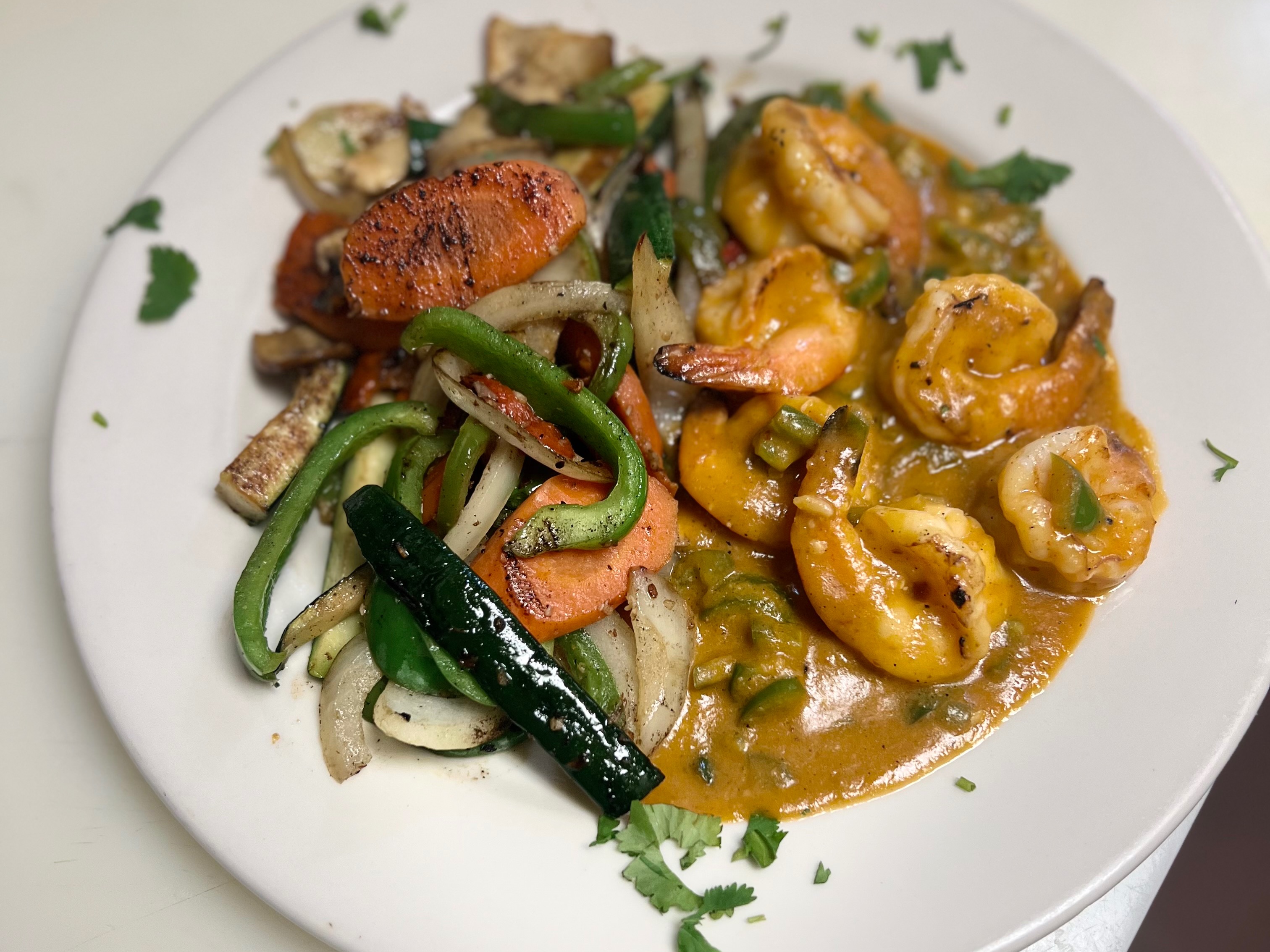Spicy Grilled Shrimp.