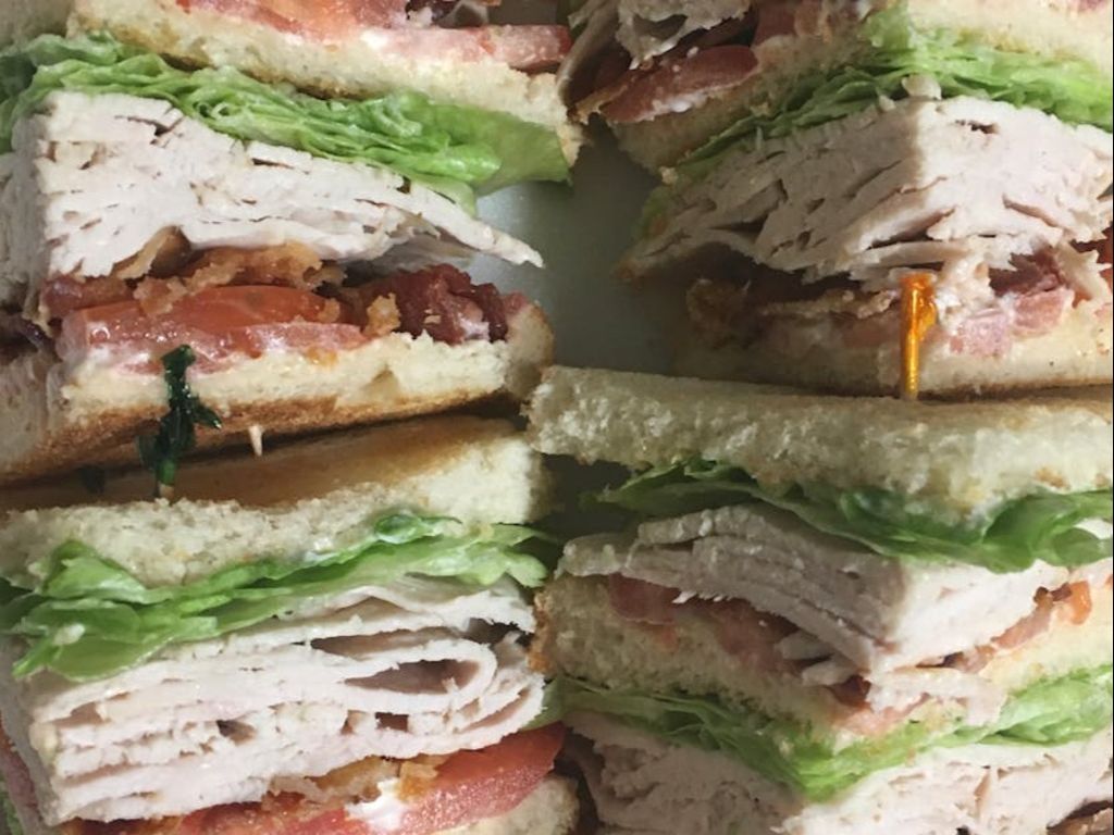 Double Decker Turkey Club Sandwich.