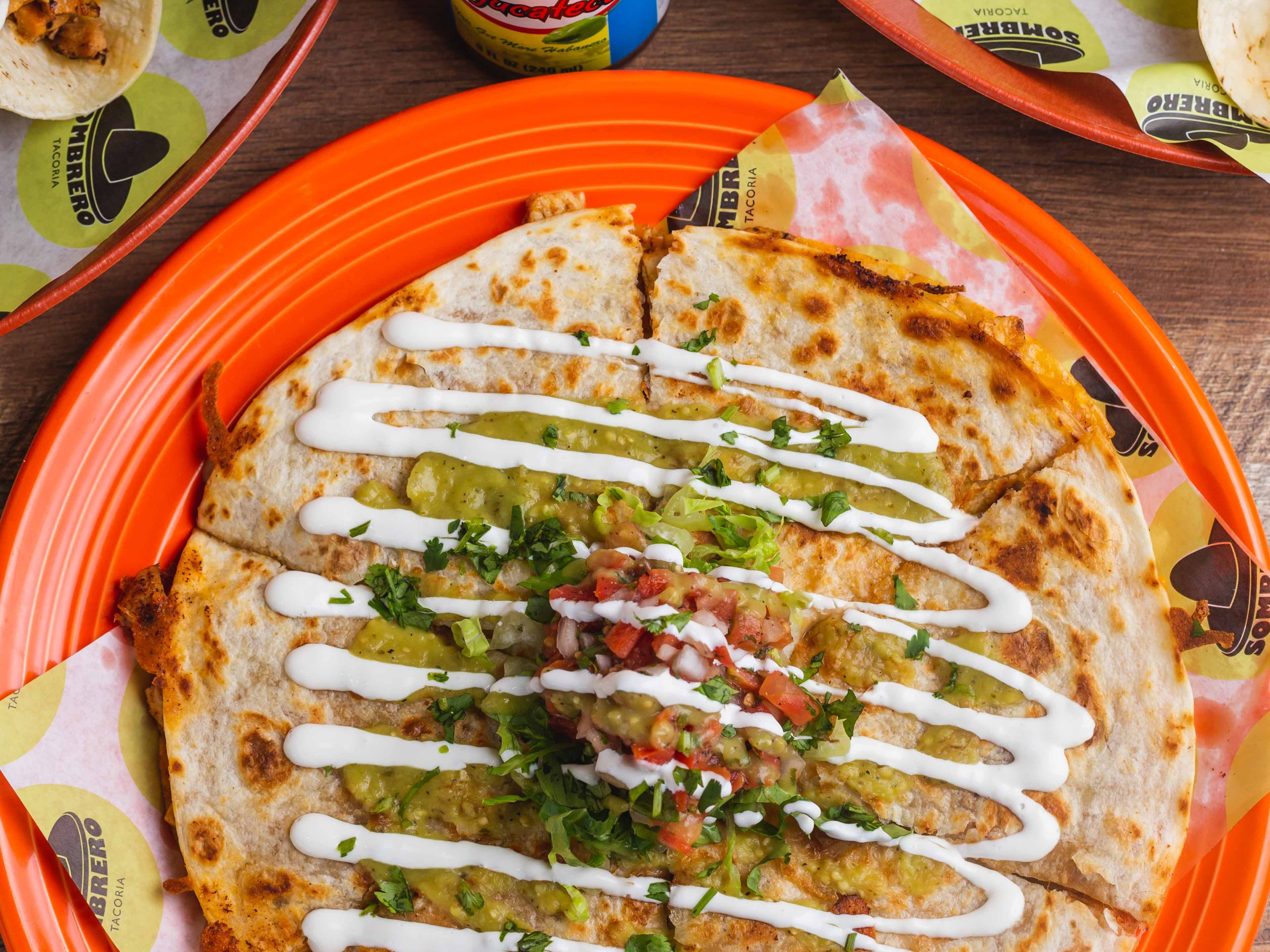 Al Pastor Quesadilla.