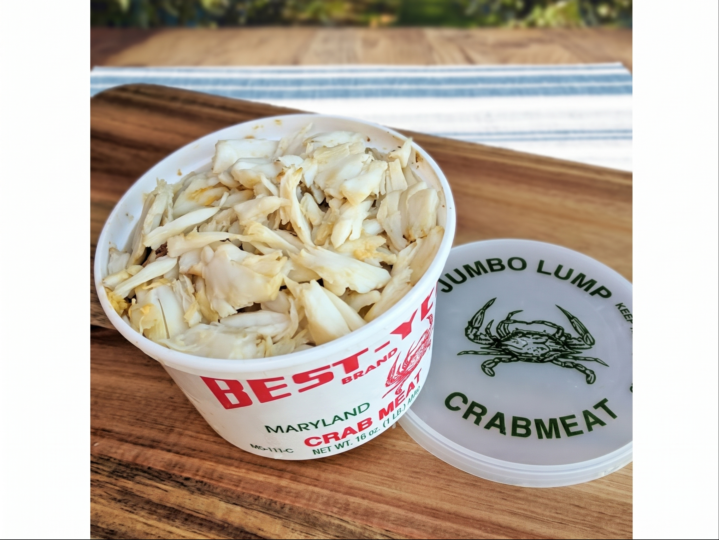 Fresh Jumbo Crab Meat.