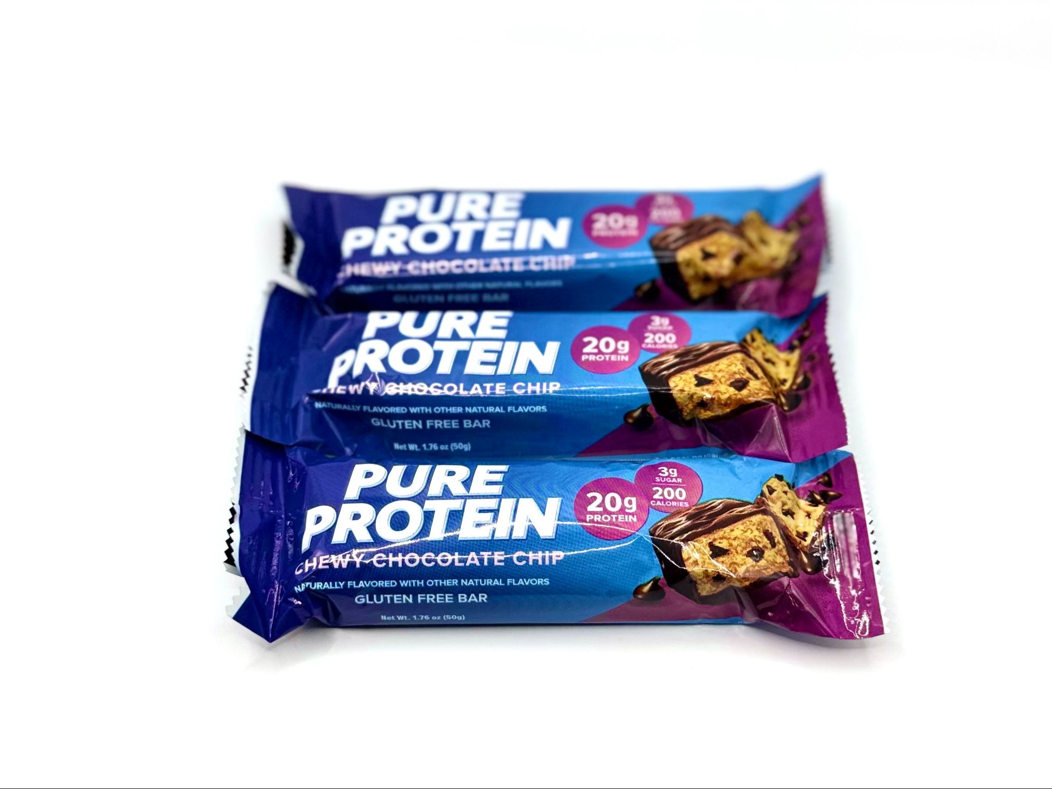 Protein Bar - Pure Protein Chewy Chocolate Chip.