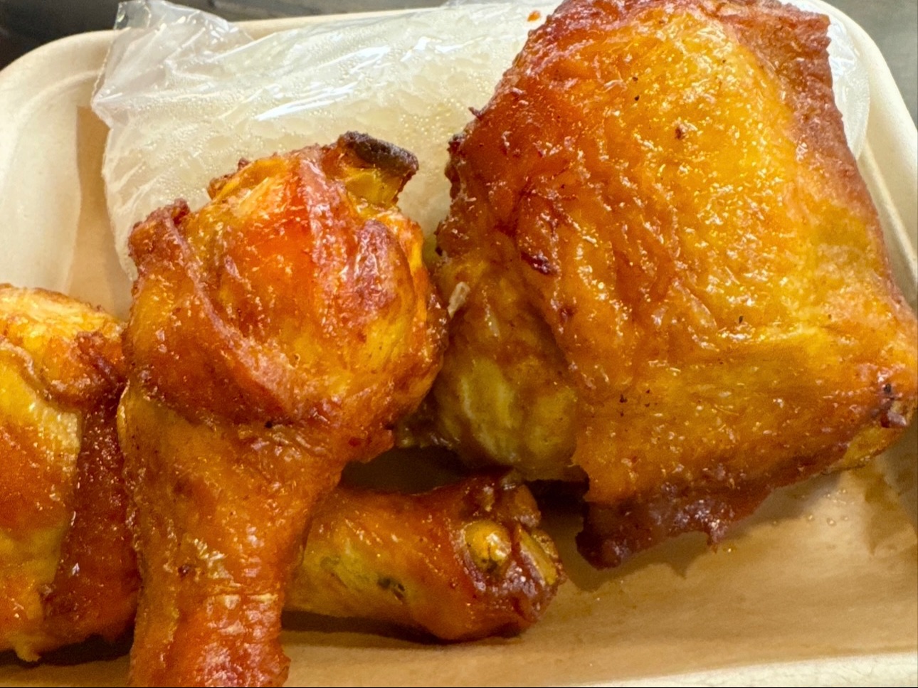 #02 Fried Chicken(15 pcs) w/Sticky Rice & Chili Paste