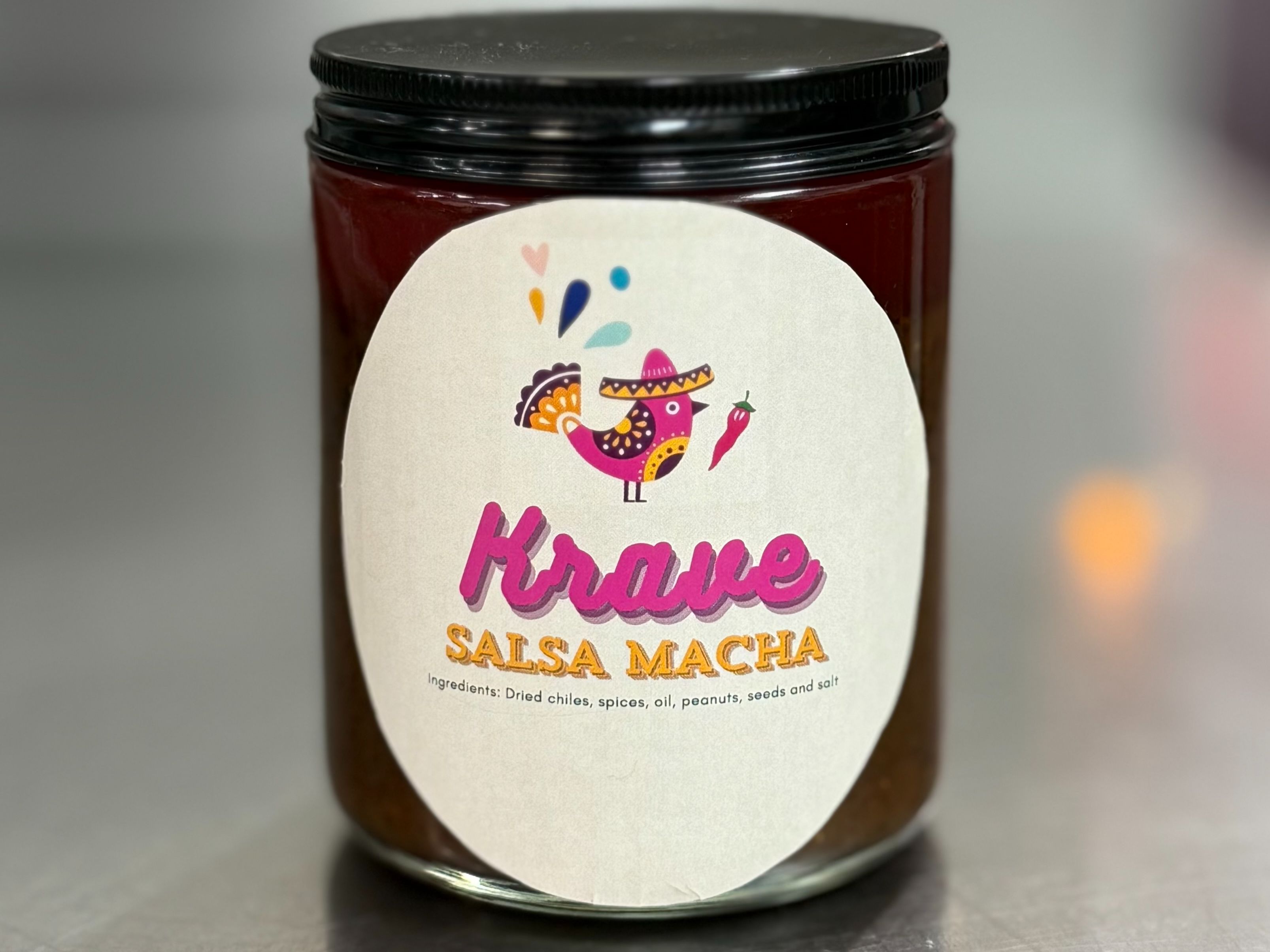 Krave Salsa Macha.
