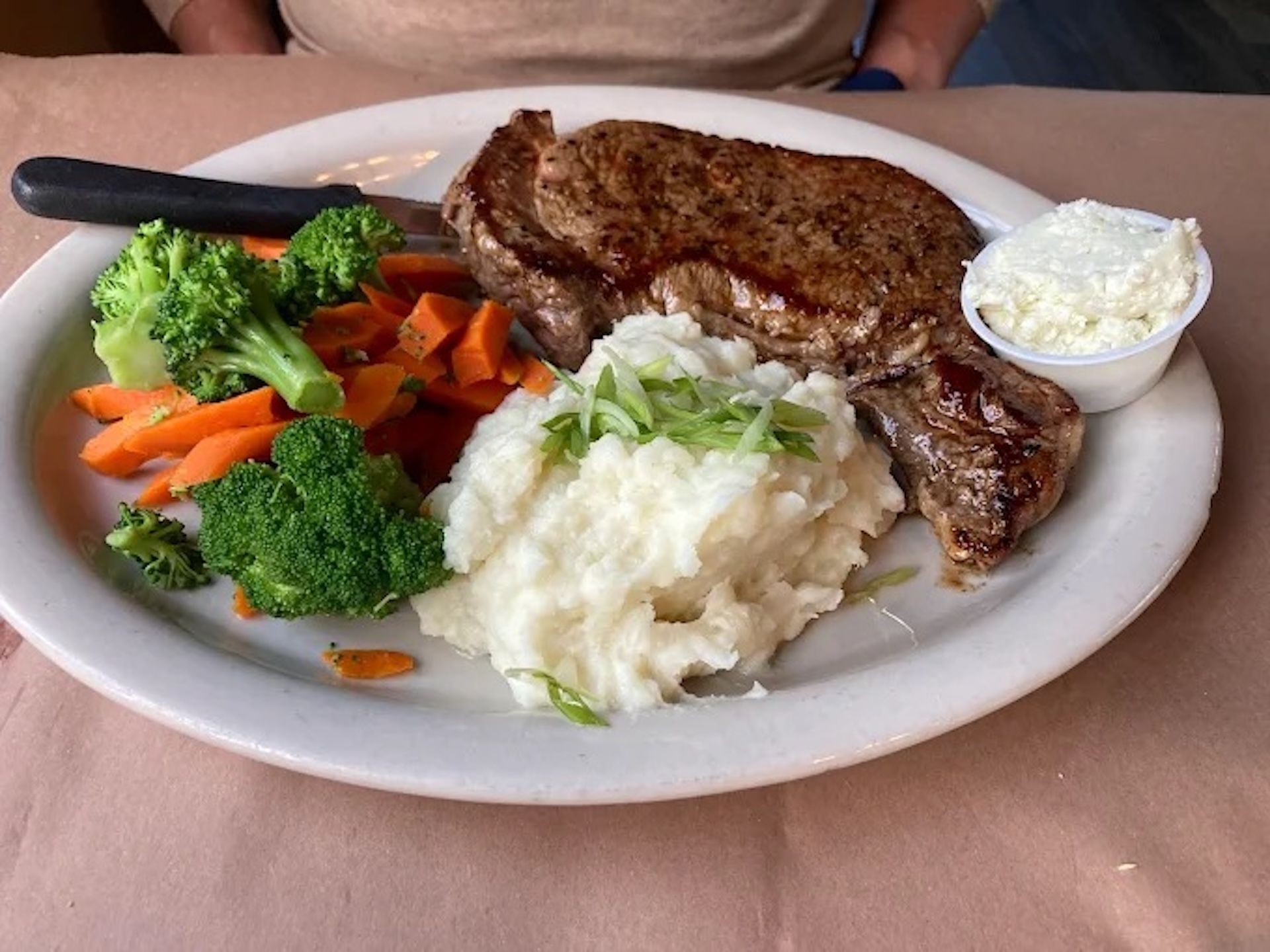 Rib-Eye Steak.