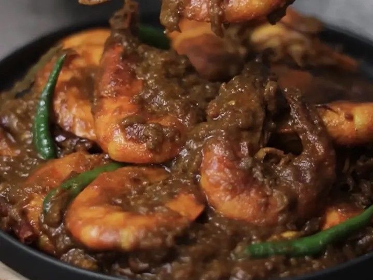 SHRIMP VEPUDU/ BHUNA.