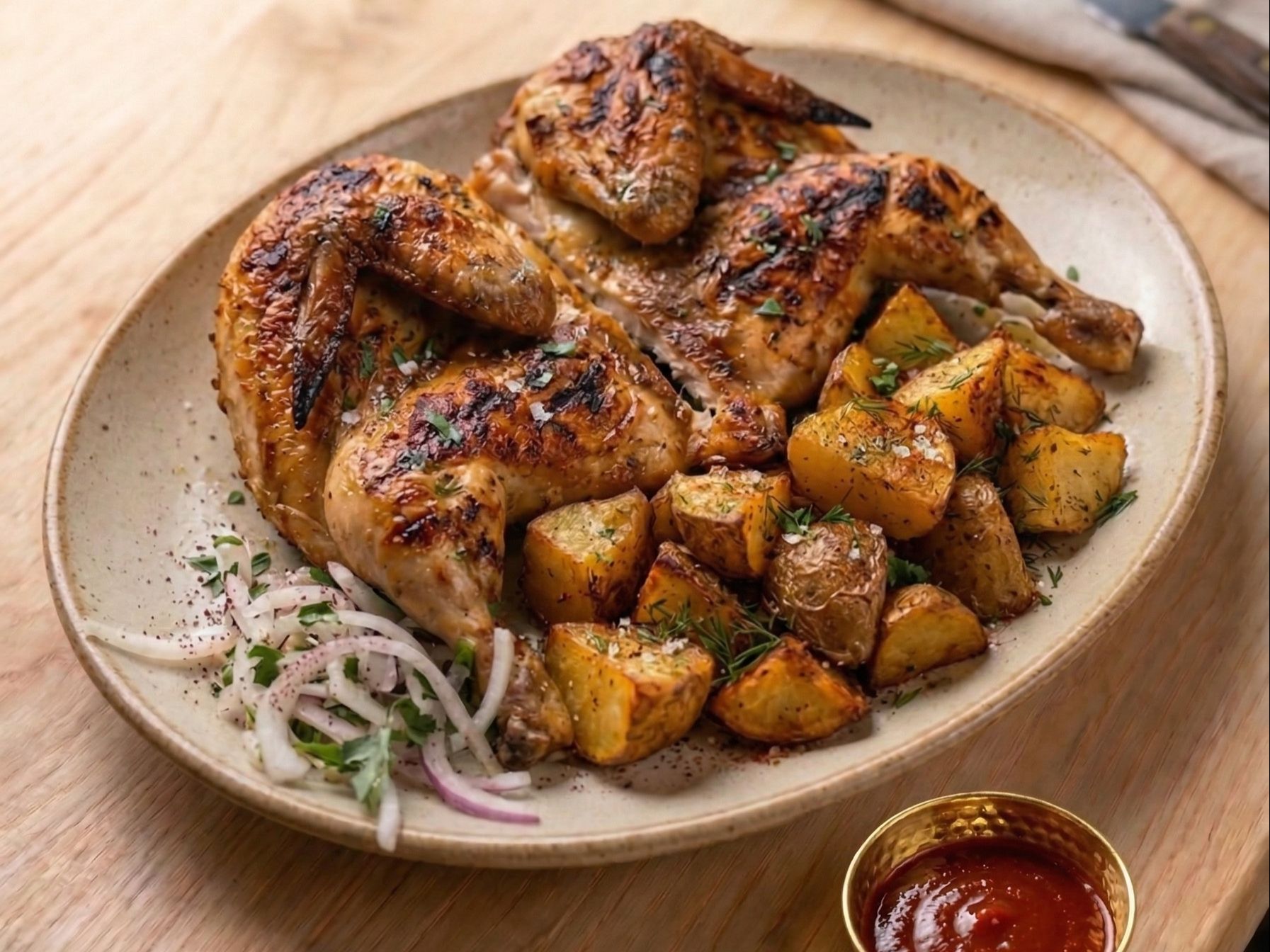 Baby Chicken Tapaka.