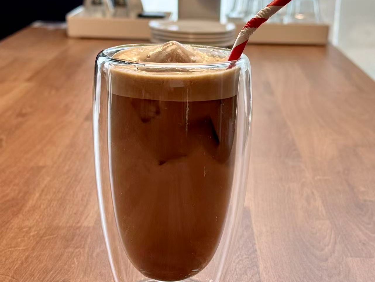 café glacé à la noisette