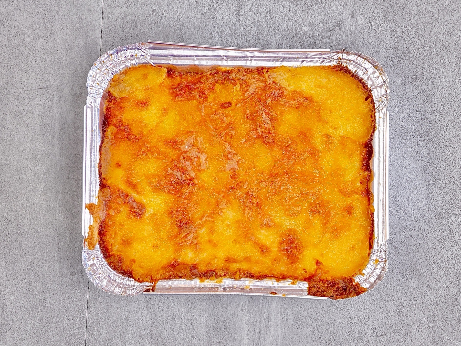 Homemade Baked Mac & Cheese.
