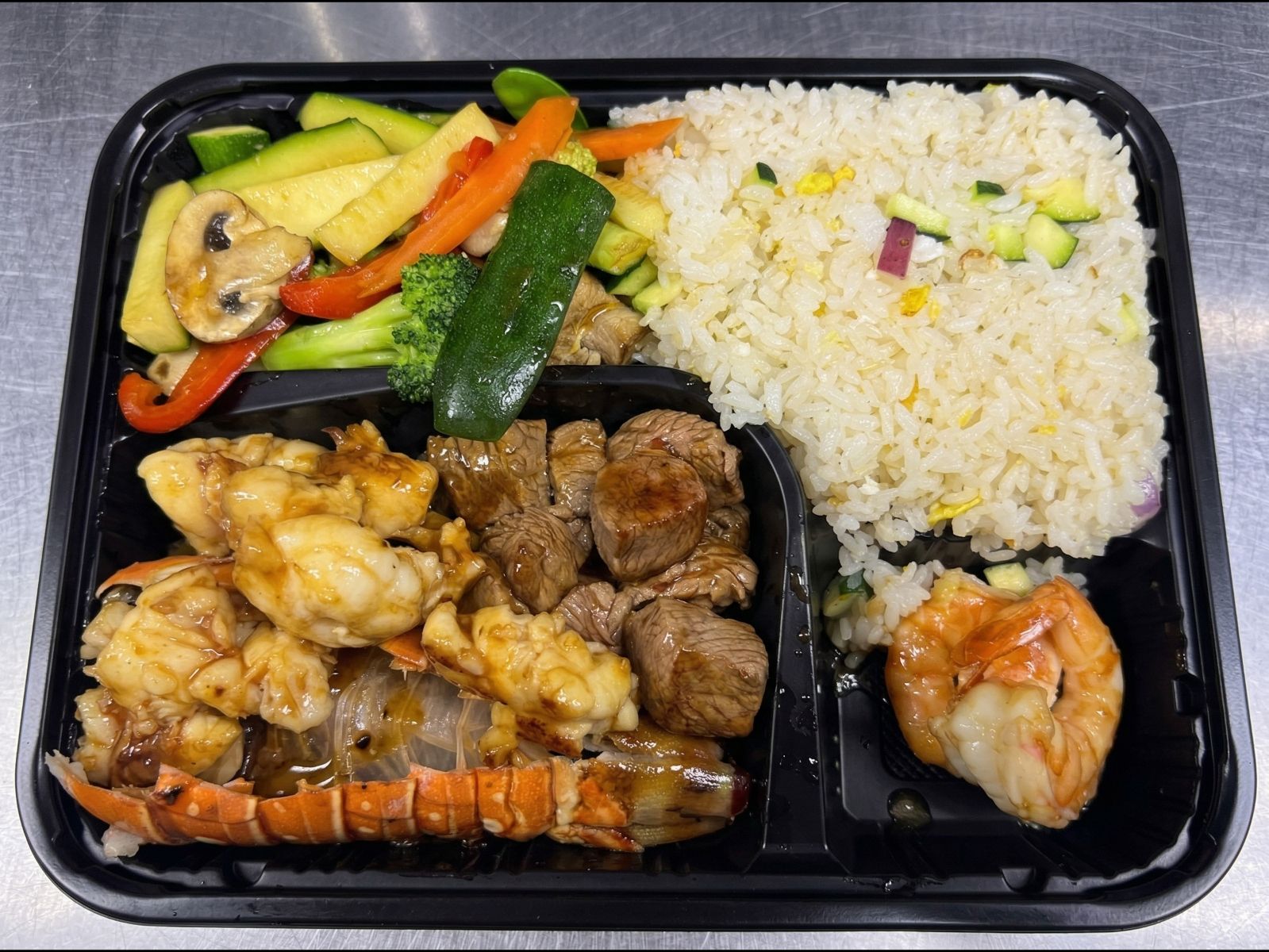 (H) Filet Mignon & Lobster.