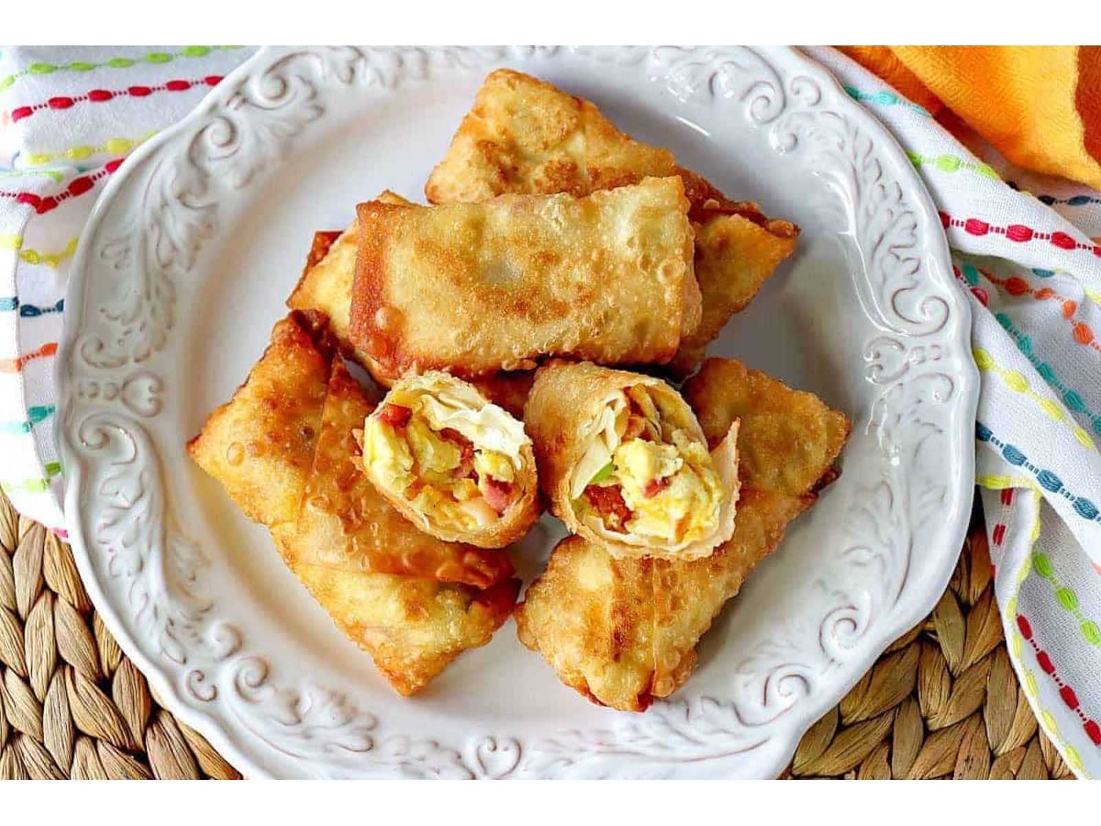3 eggs white & cheese on a roll.