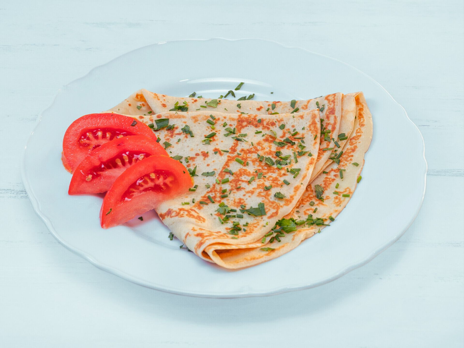 EGG  HAM  SWISS CHEESE CREPE 