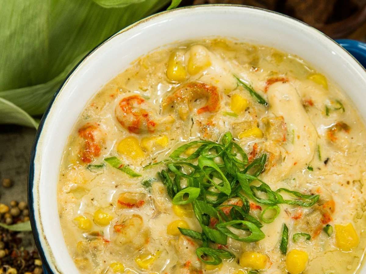 Veg Corn Soup.