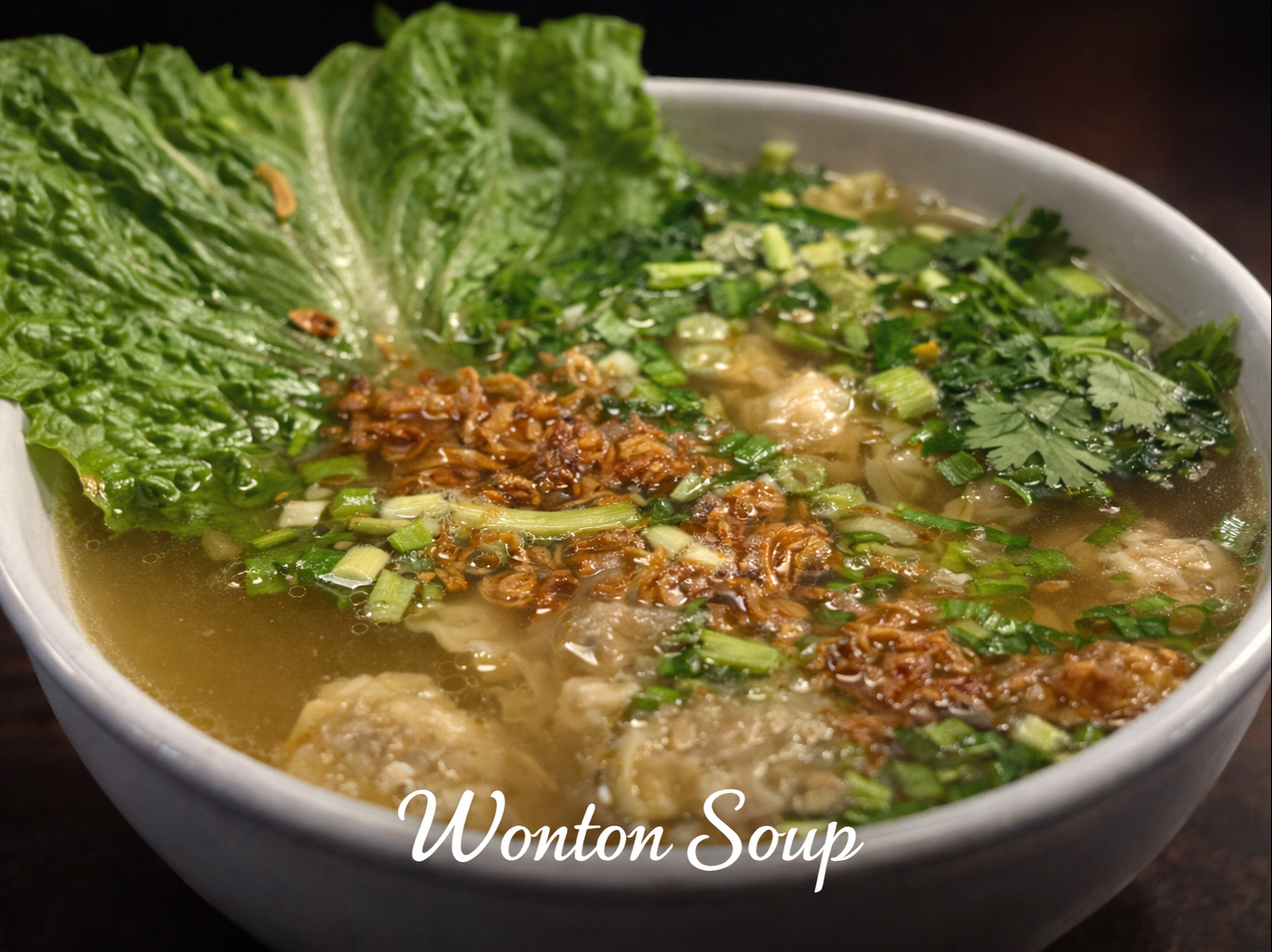 Wonton Soup.
