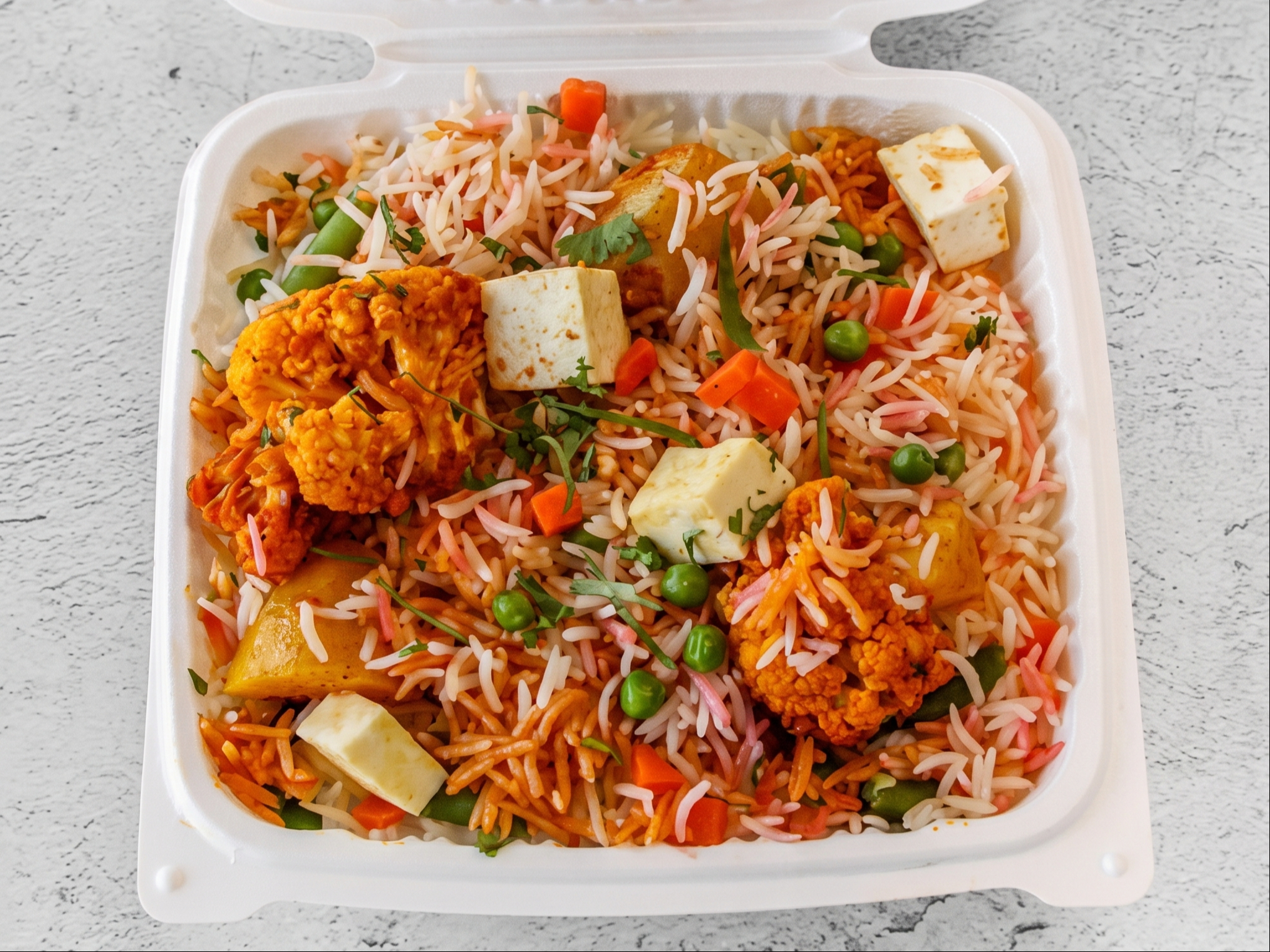 Vegetable Biryani.