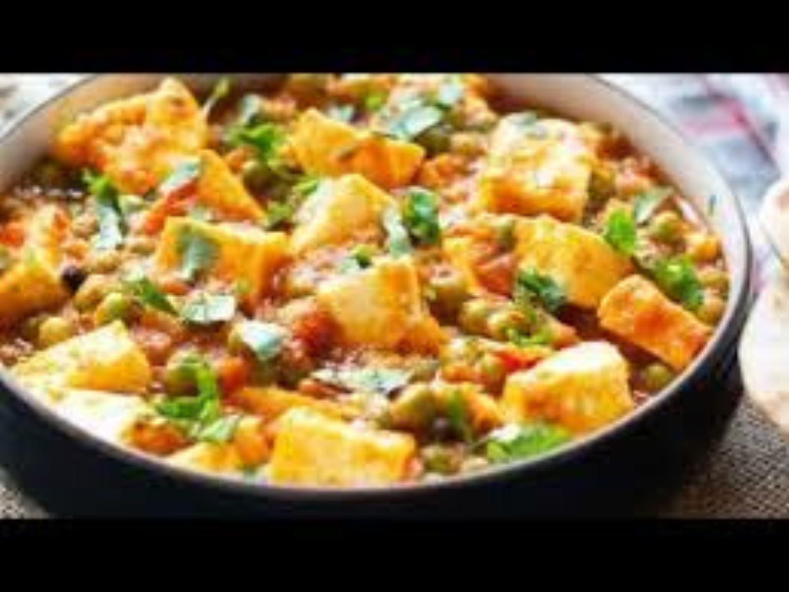 Muttor Paneer.