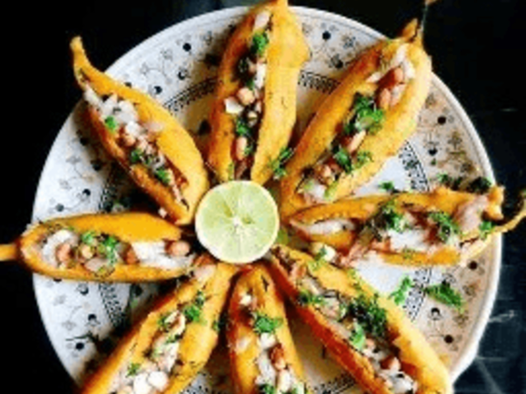 Stuffed Mirchi Bajji.