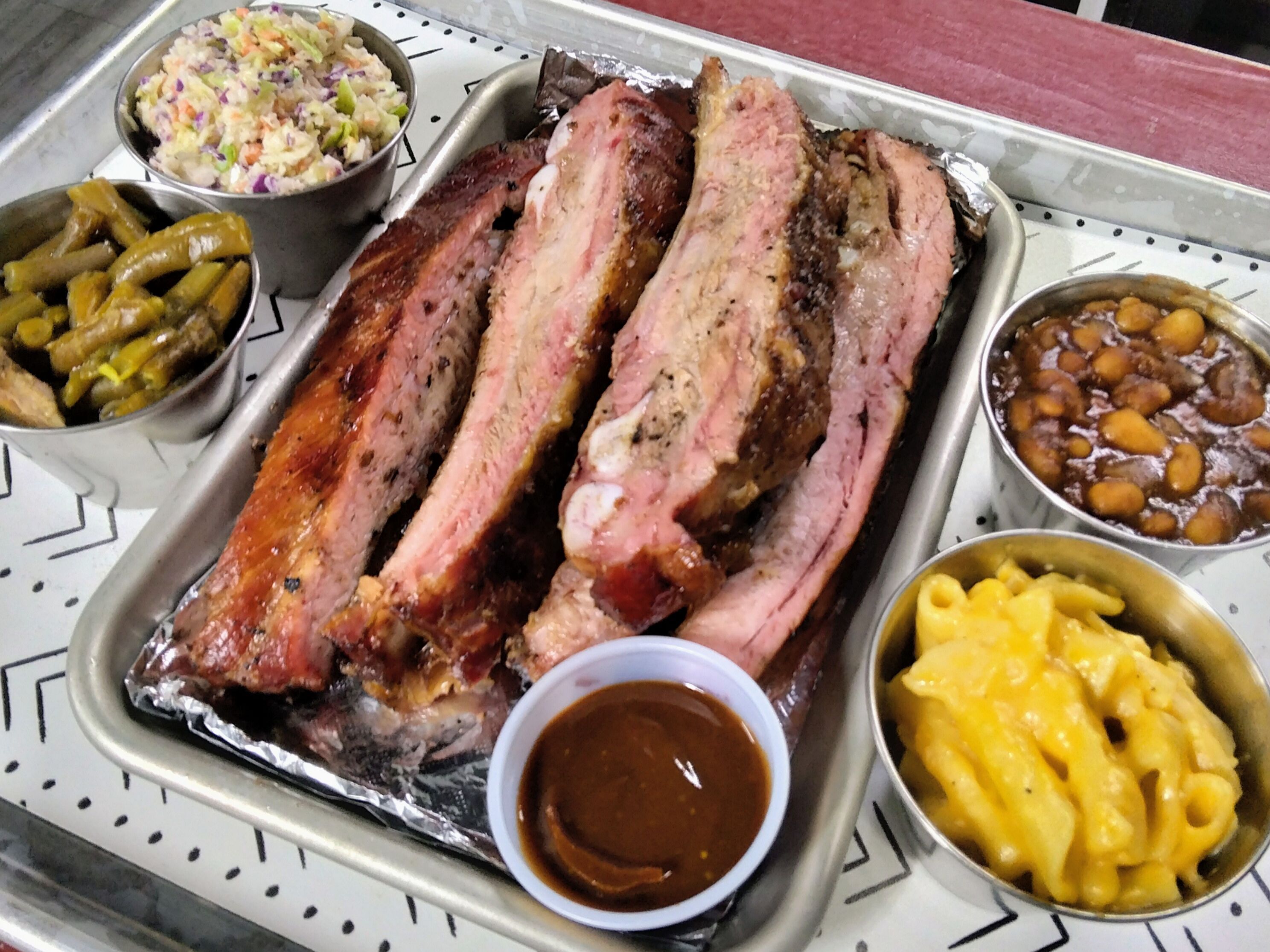 "The Paratrooper" Spare Rib Plate (Half Rack)