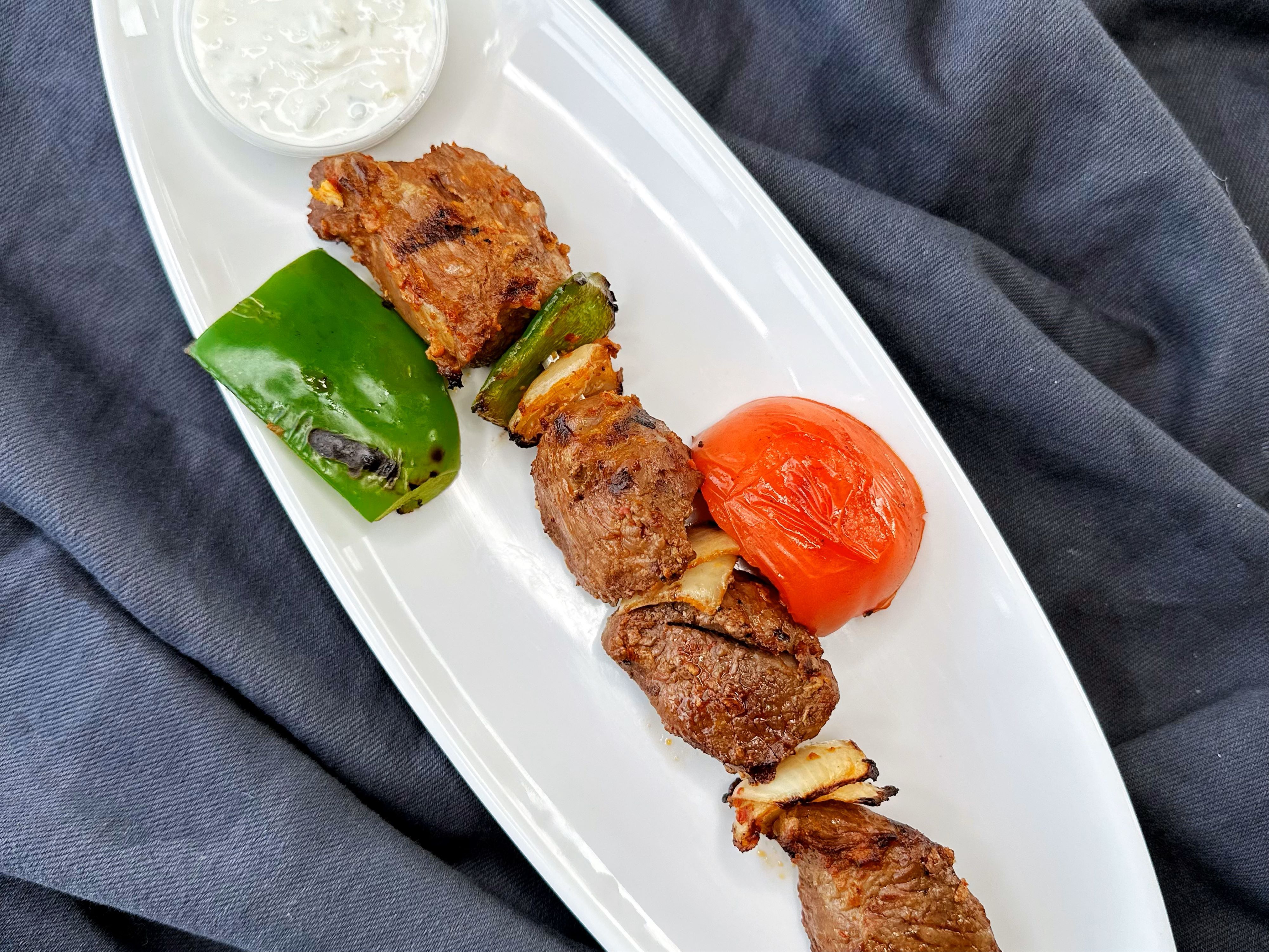 Side Lamb Kebab Skewer Only.