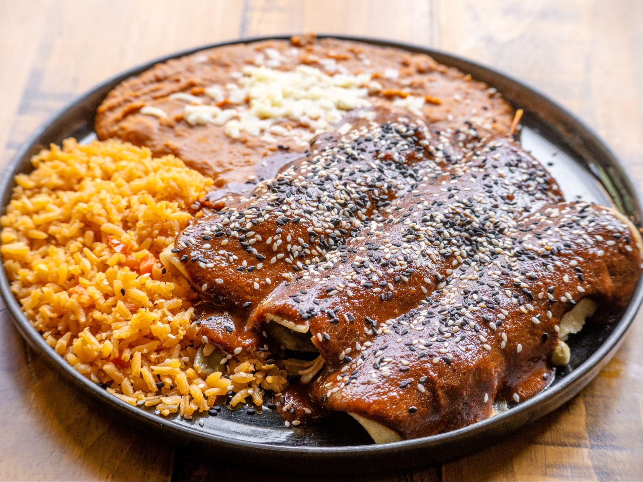 Enchiladas de Mole.