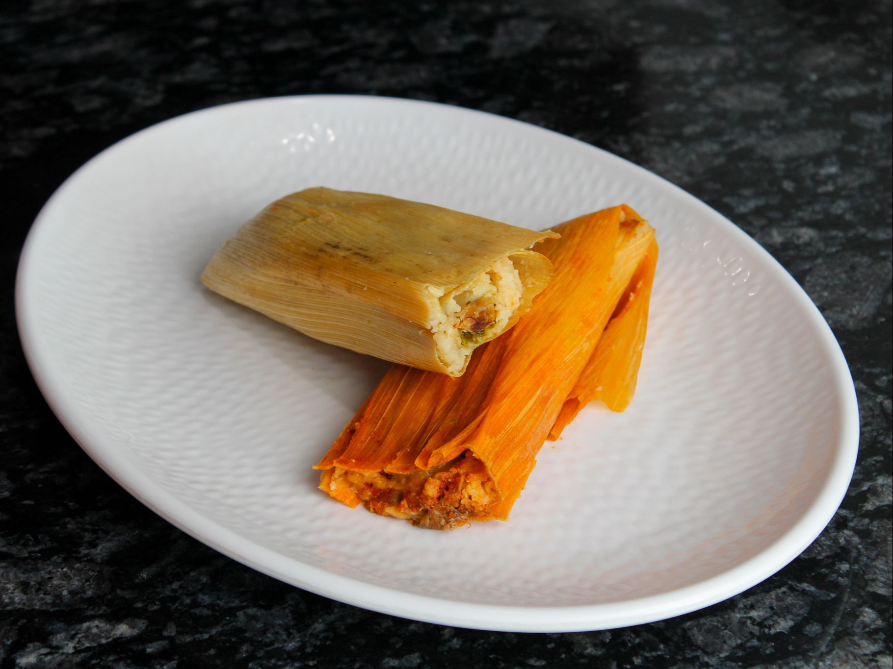 Tamal Rojo (Pork).