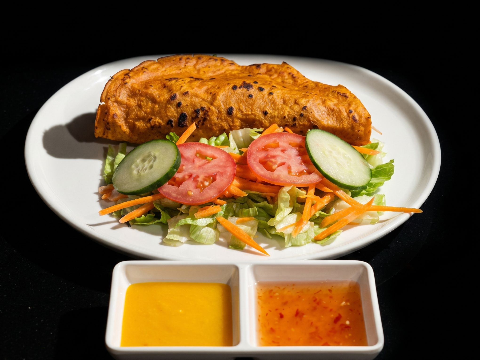 Lunch Vietnamese Crepe.