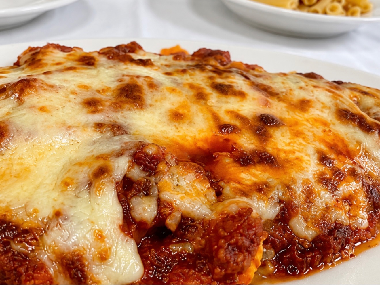 Tortellini & Eggplant Parm.