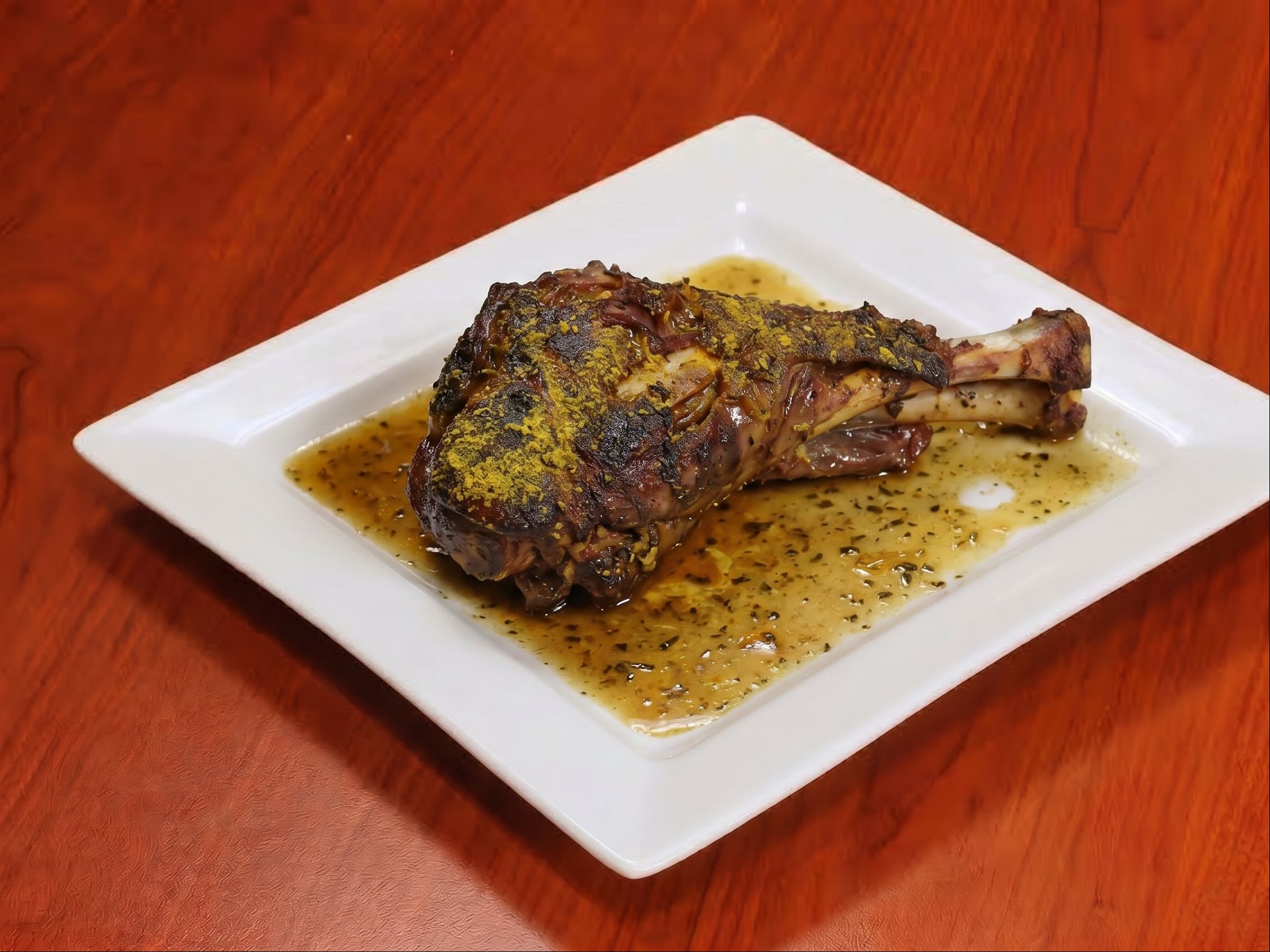 Z Zesty Flavor Lemon Pepper Smoked Turkey Leg