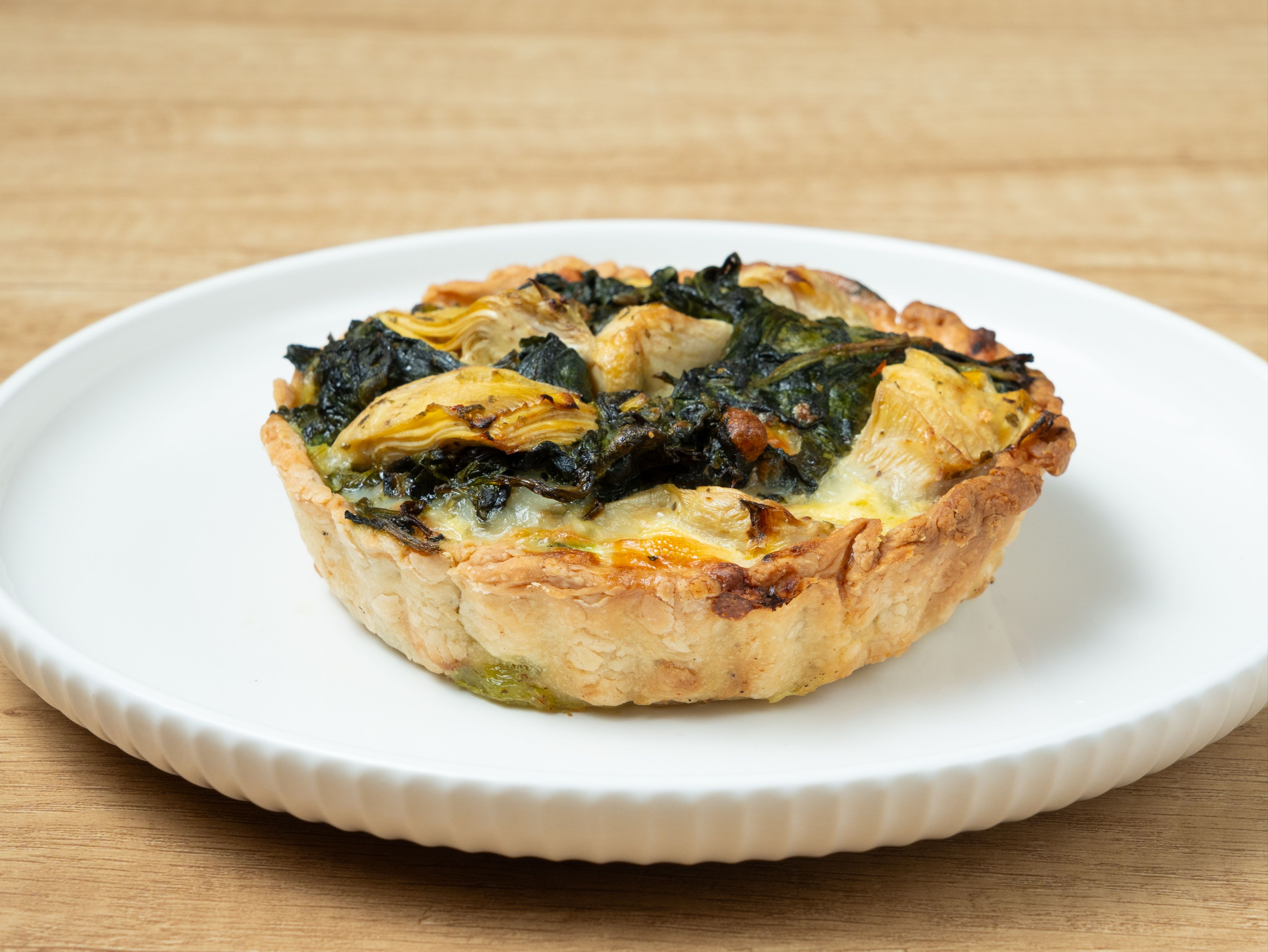 Spinach Artichoke Quiche