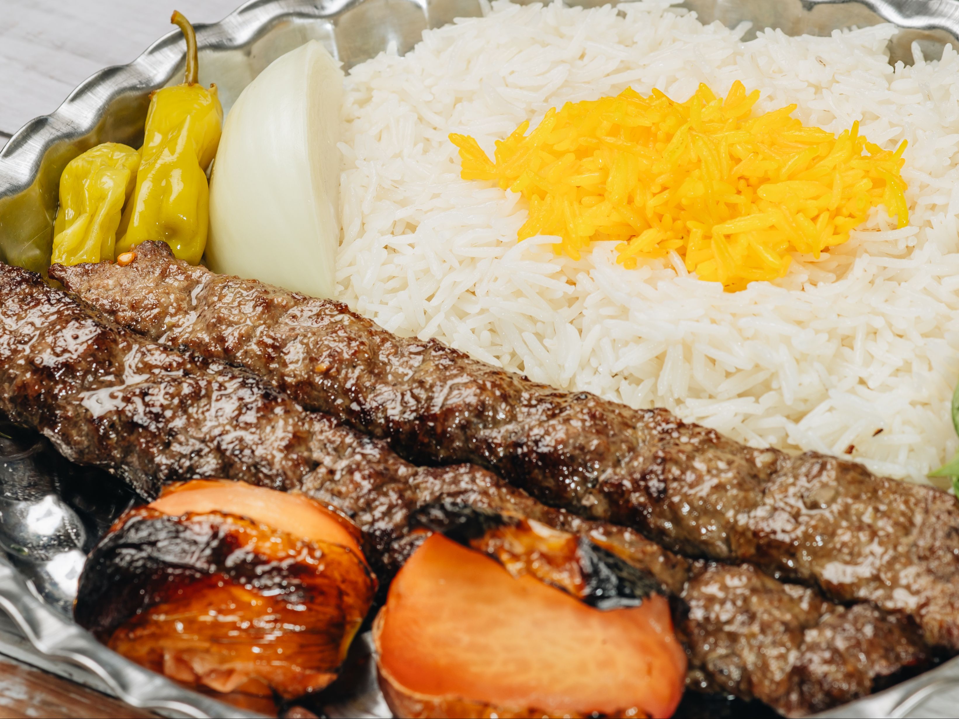 Kobideh Kabob Plate - Mee.