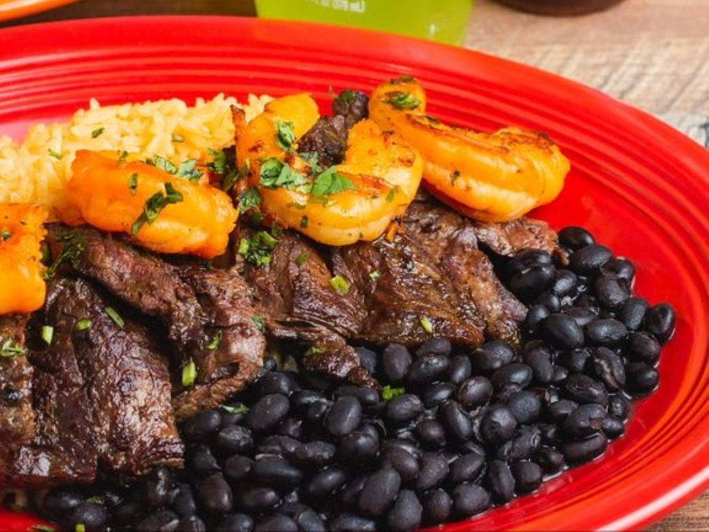 Steak & Shrimp Platter.