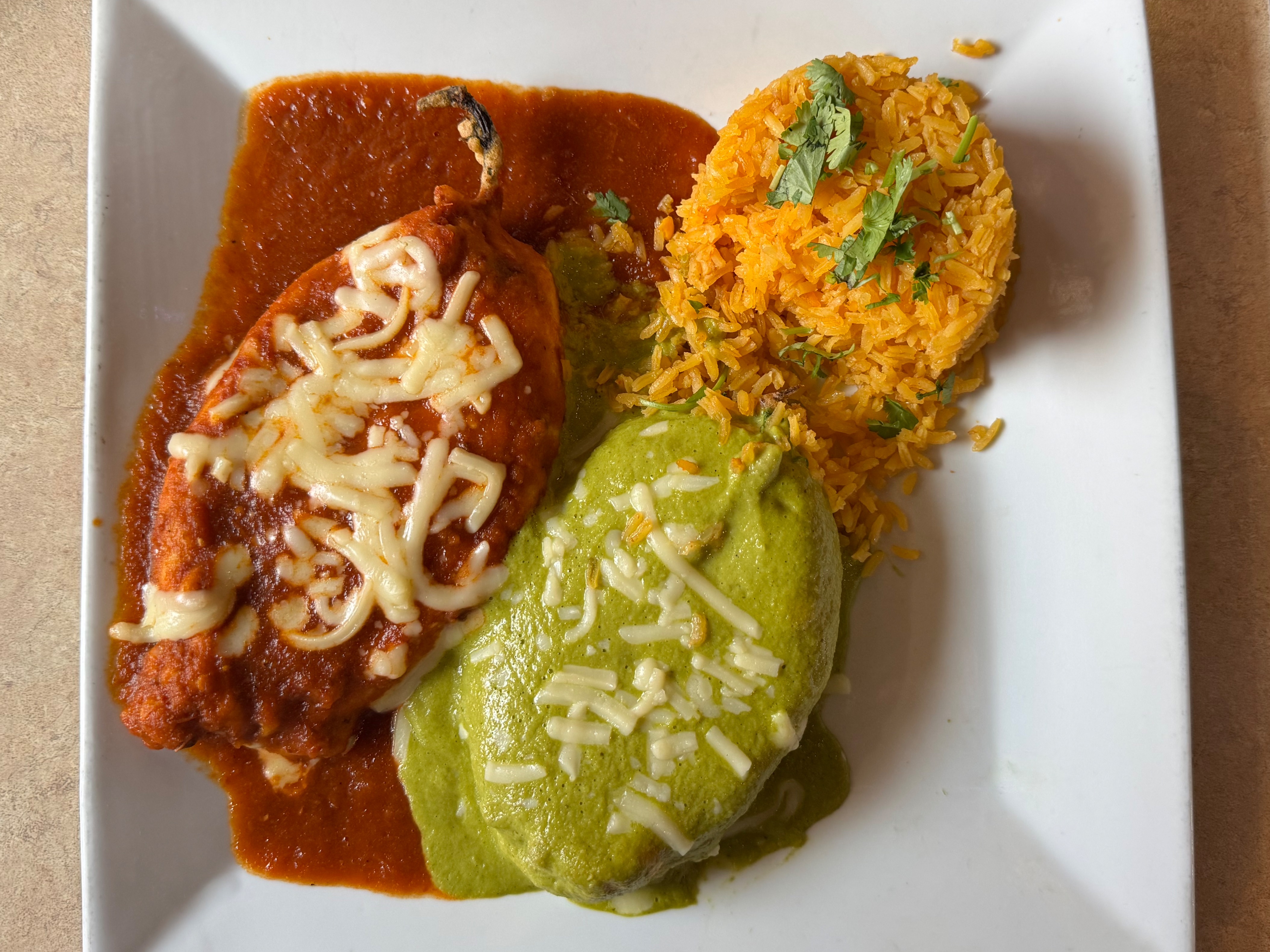 Chiles Rellenos Divorciados.