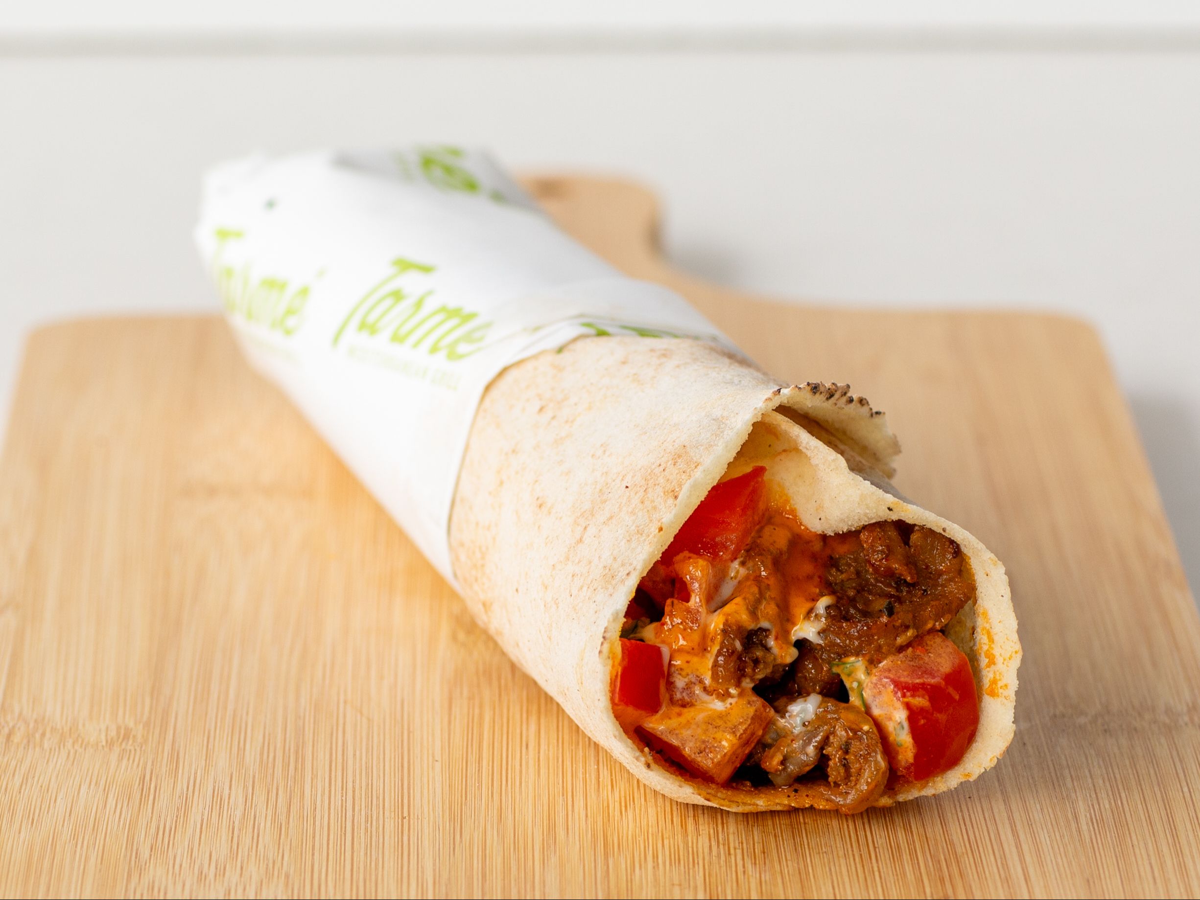 Pork Shawarma Wrap.