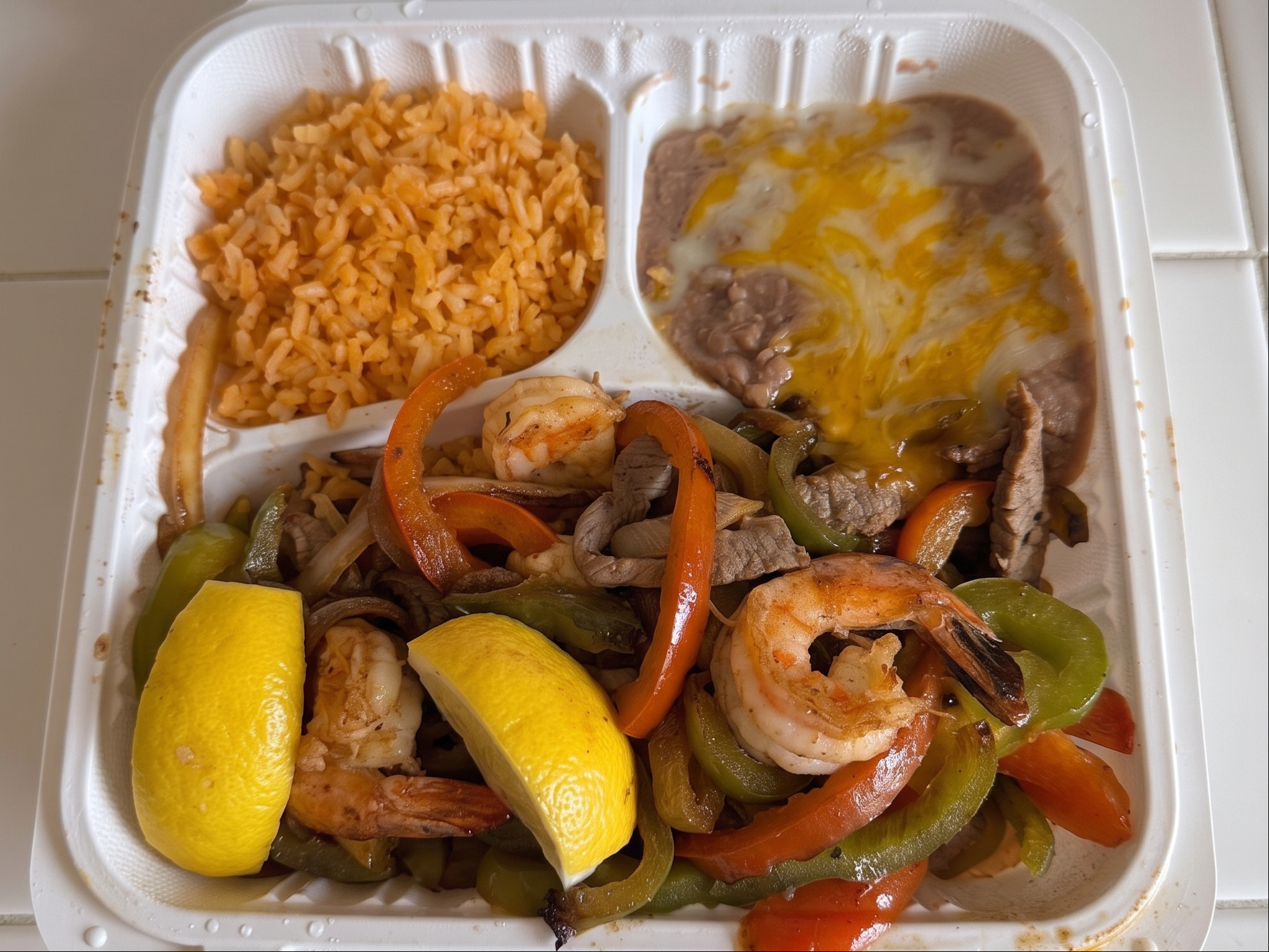 Shrimp & Steak Fajitas