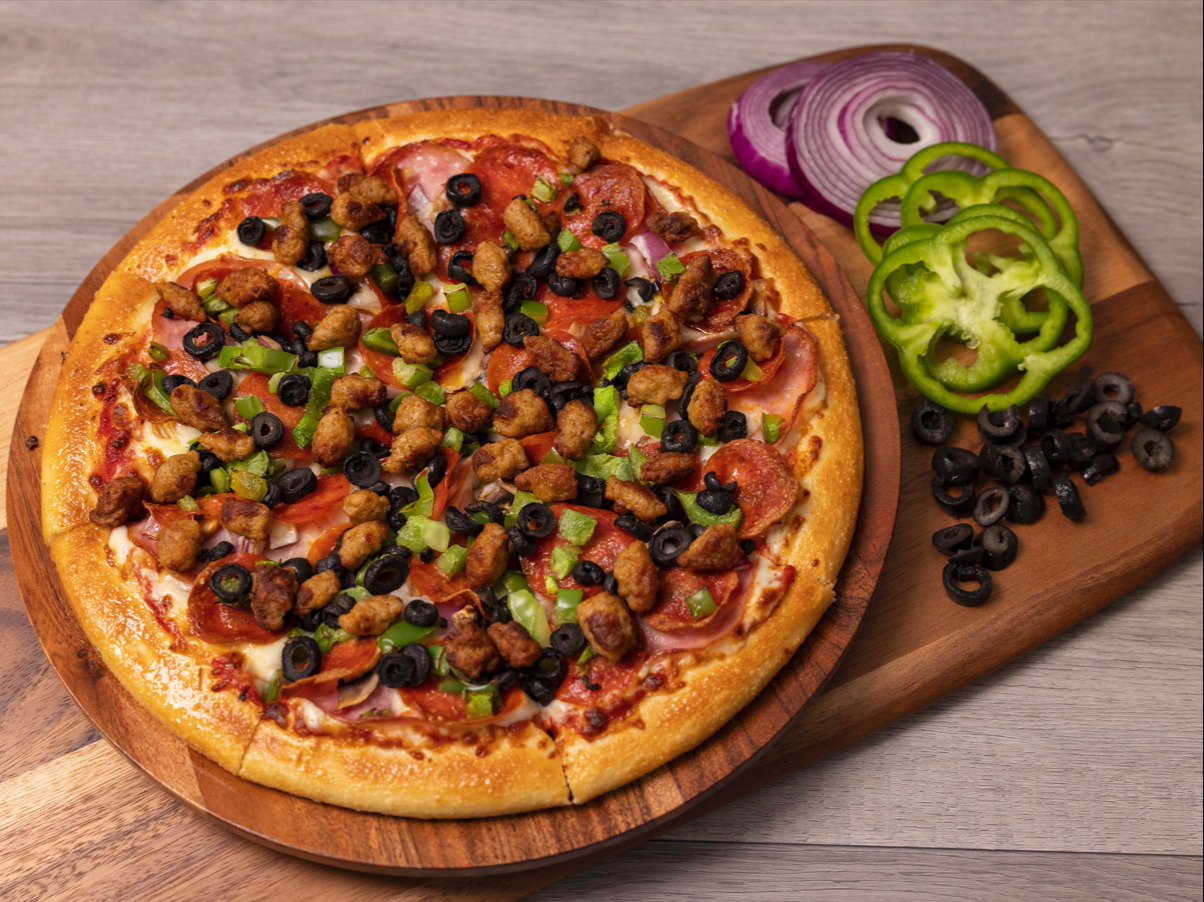 Can Am Combo Pizza.