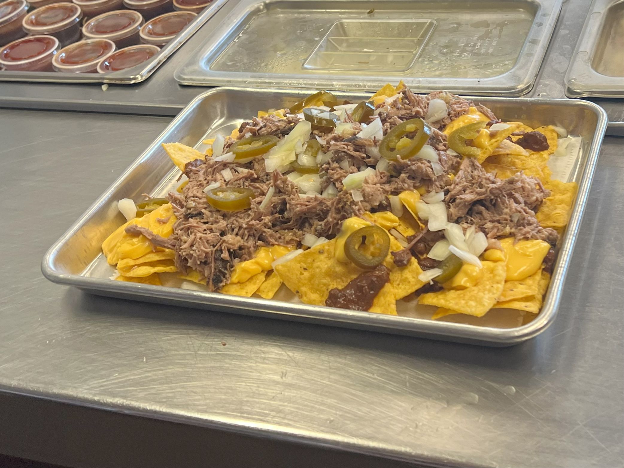 BBQ Nachos - Nachos de BBQ