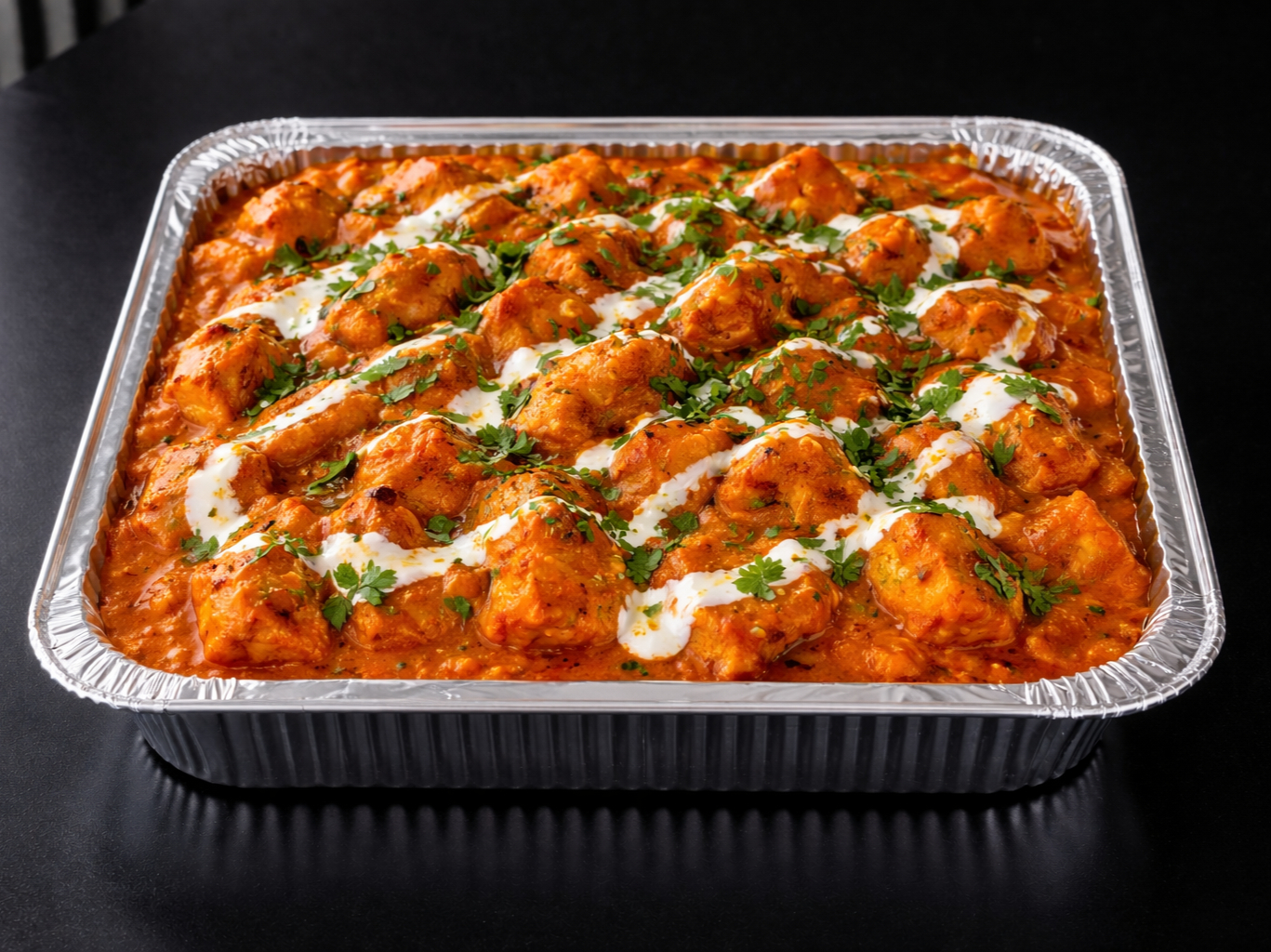 Elegant Butter Chicken Tray.