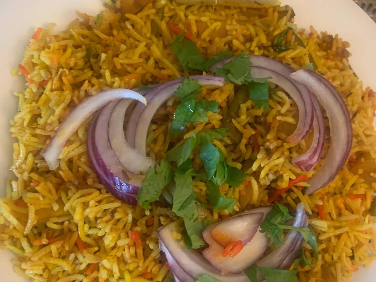 Vegetable Biryani*.