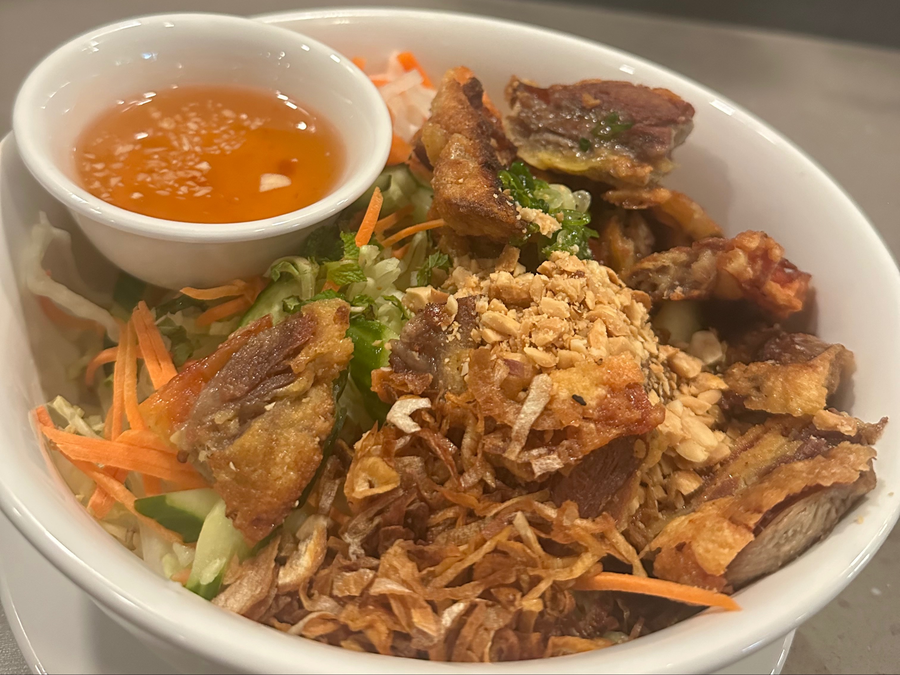 V10 Duck Vermicelli Noodle Salad.