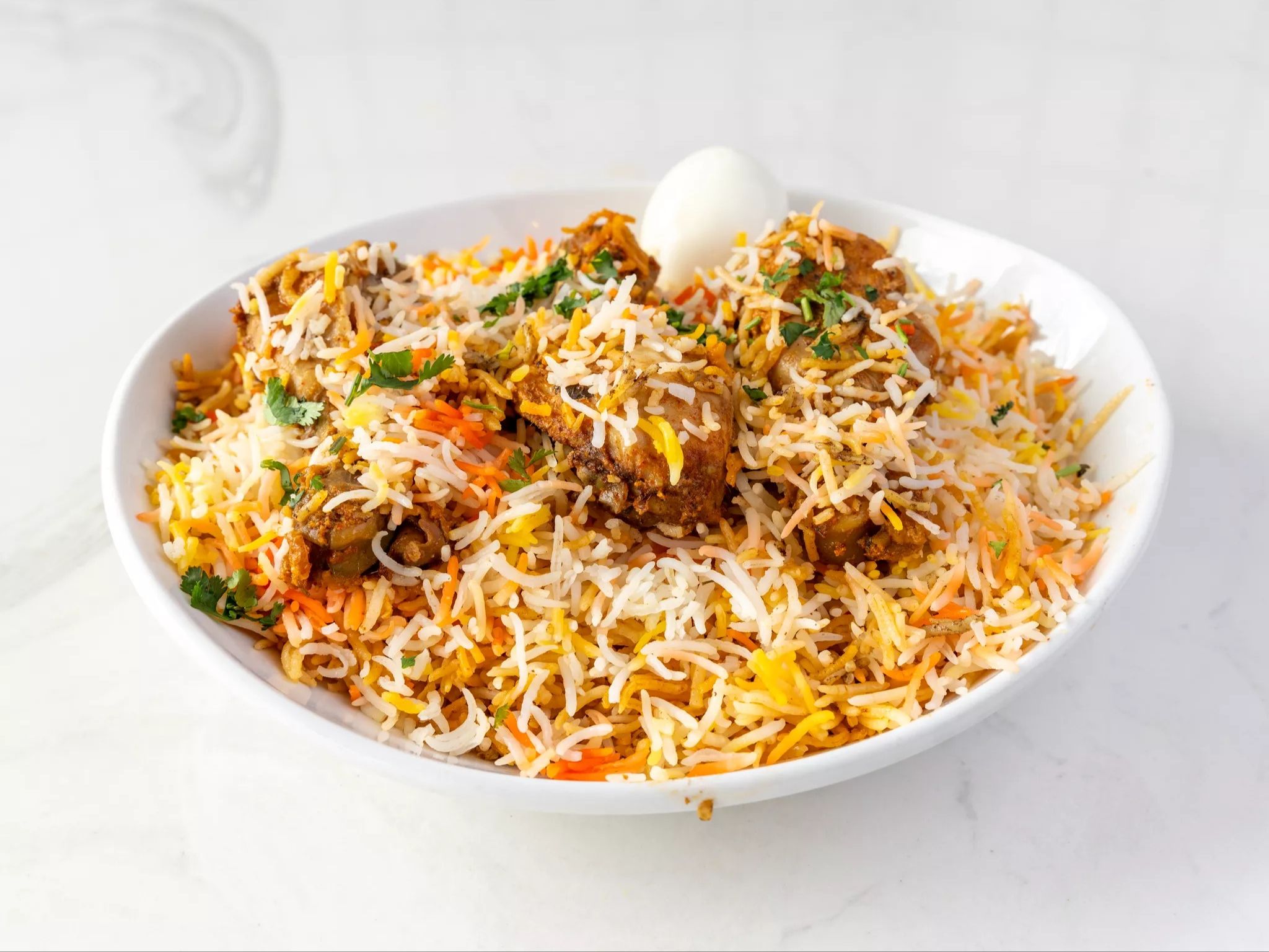 Dhaba Style Chicken Biryani.