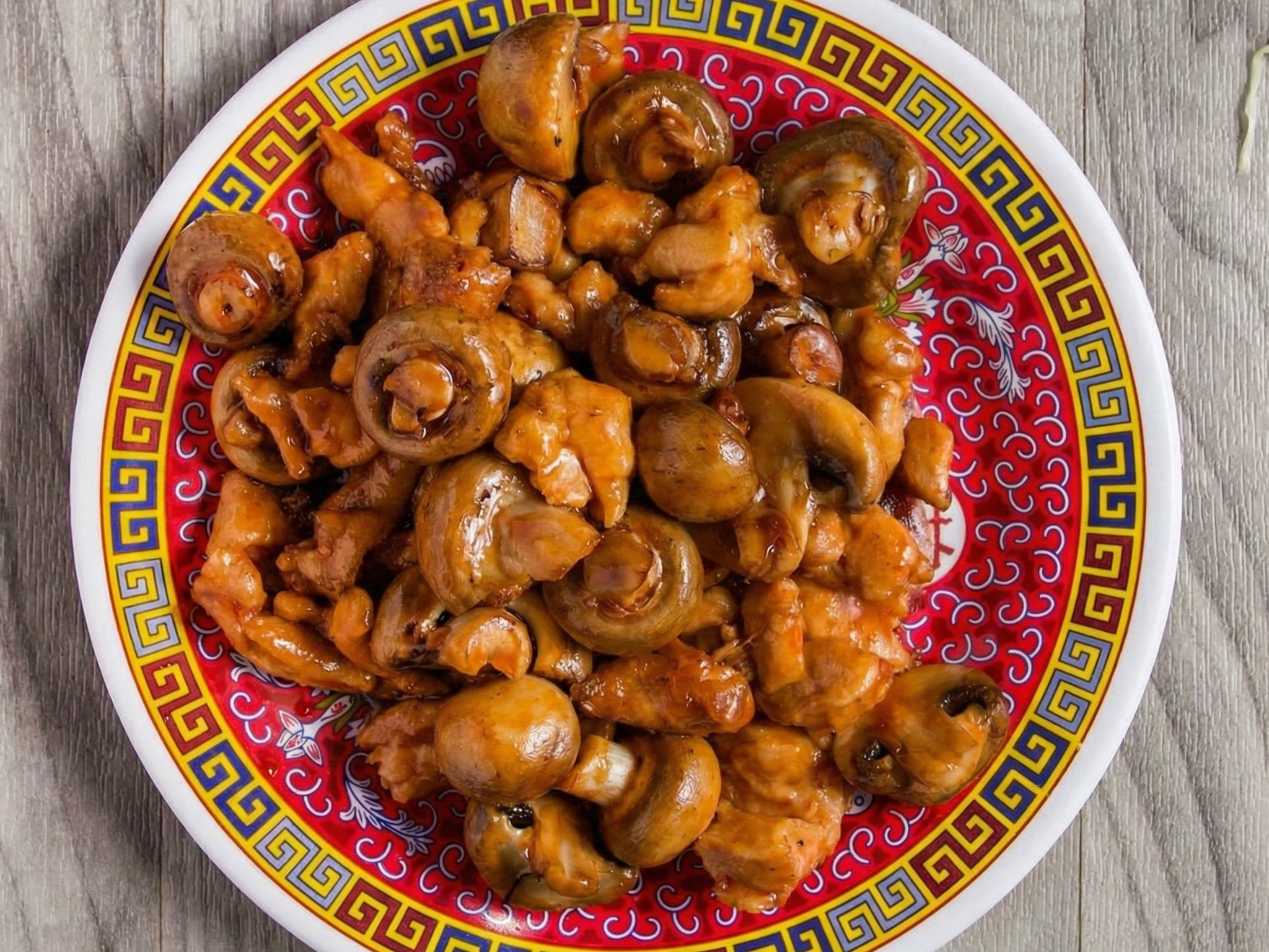 Chicken with Mushroom.