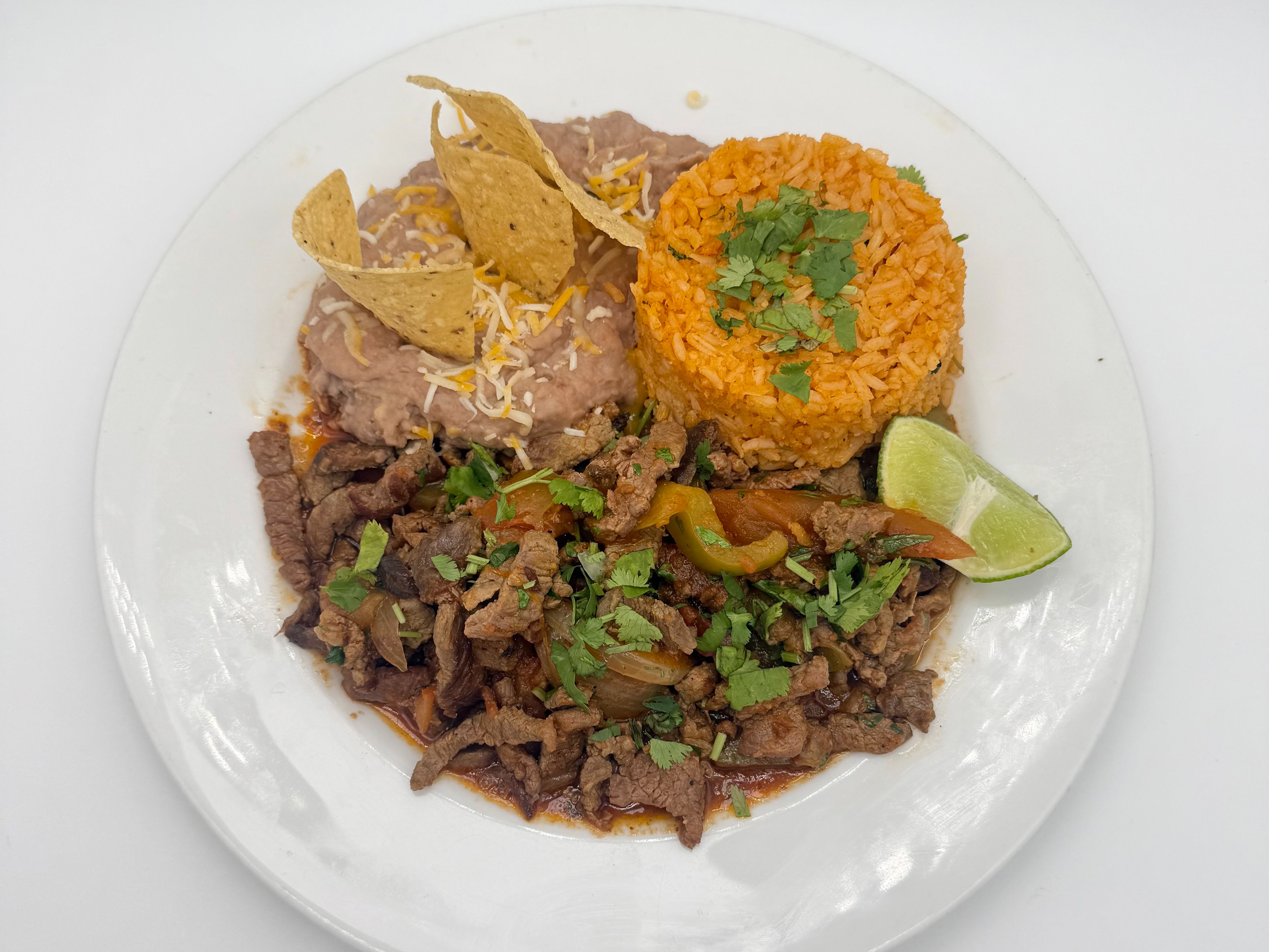 Bistec Ranchero Plate.