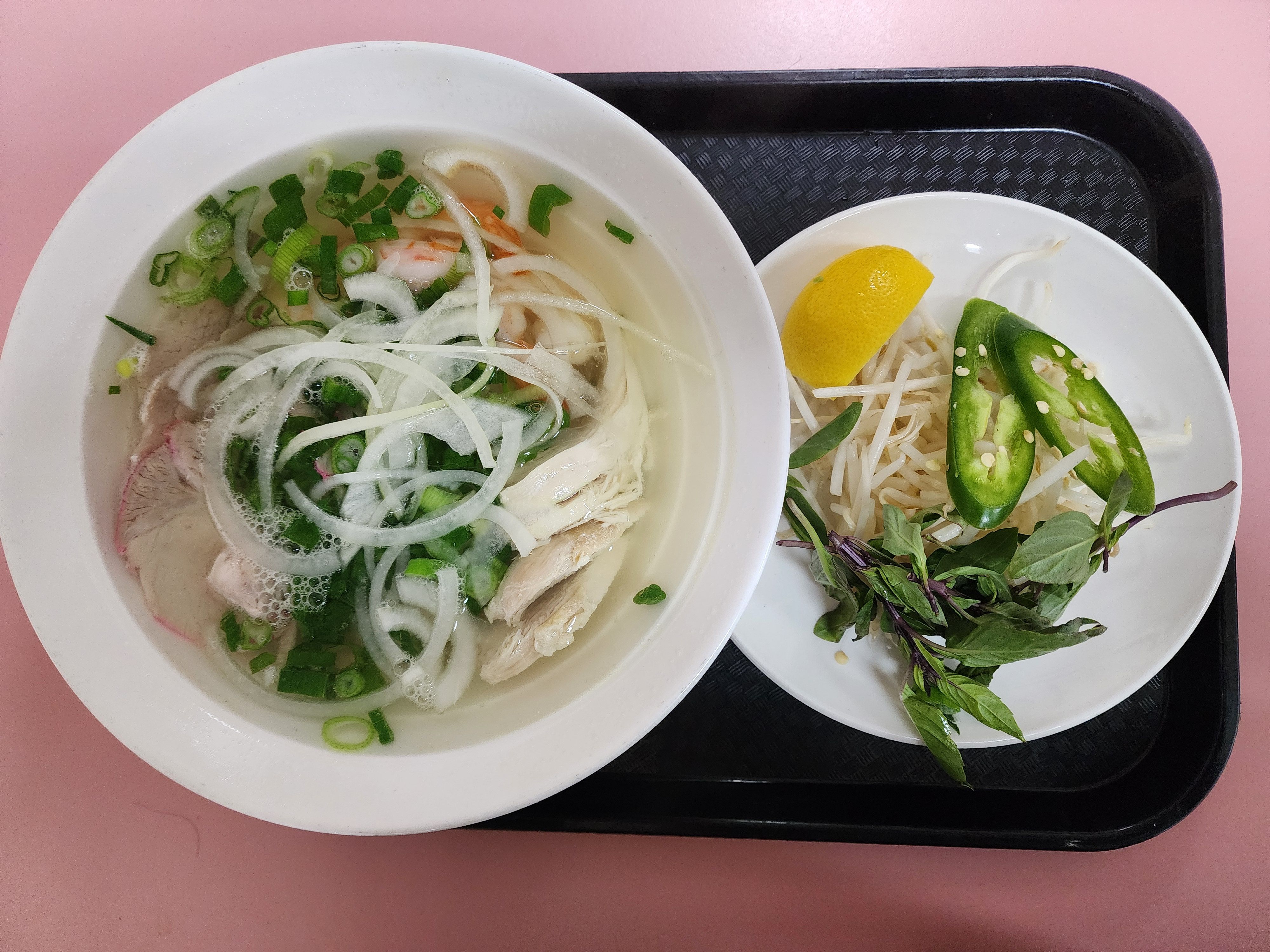 PN1. Combination Shrimp(3), Chicken, Red BBQ Pork (Noodle Soup)