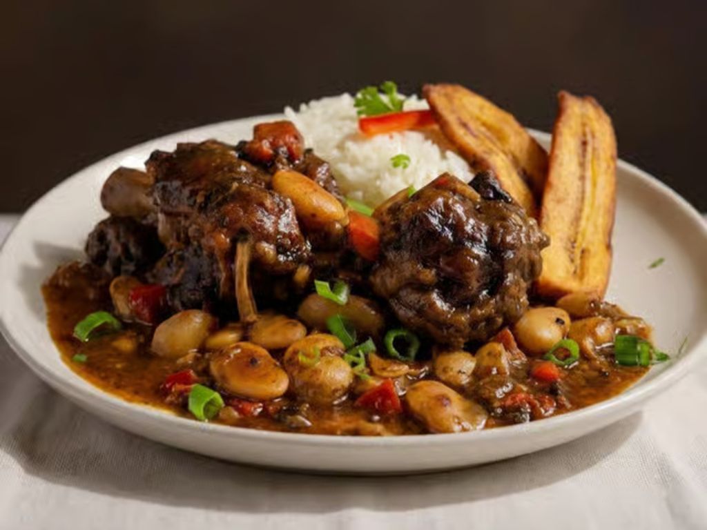 Oxtails Dinner.