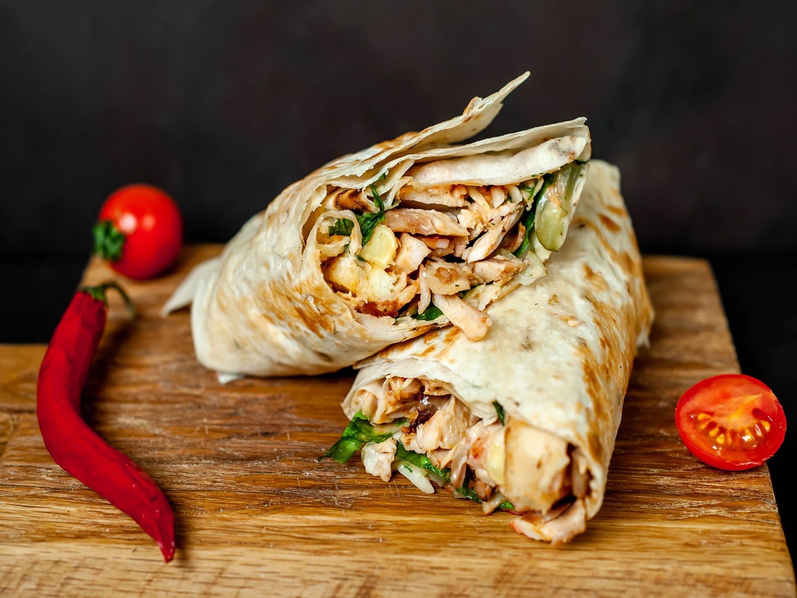 Chicken Shawarma Sandwich.