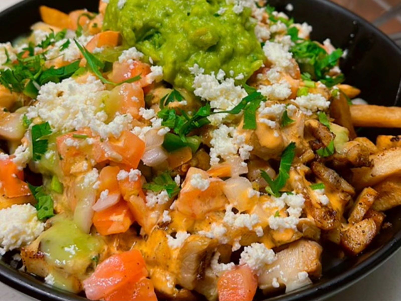 Honey Chicken Street Fries.