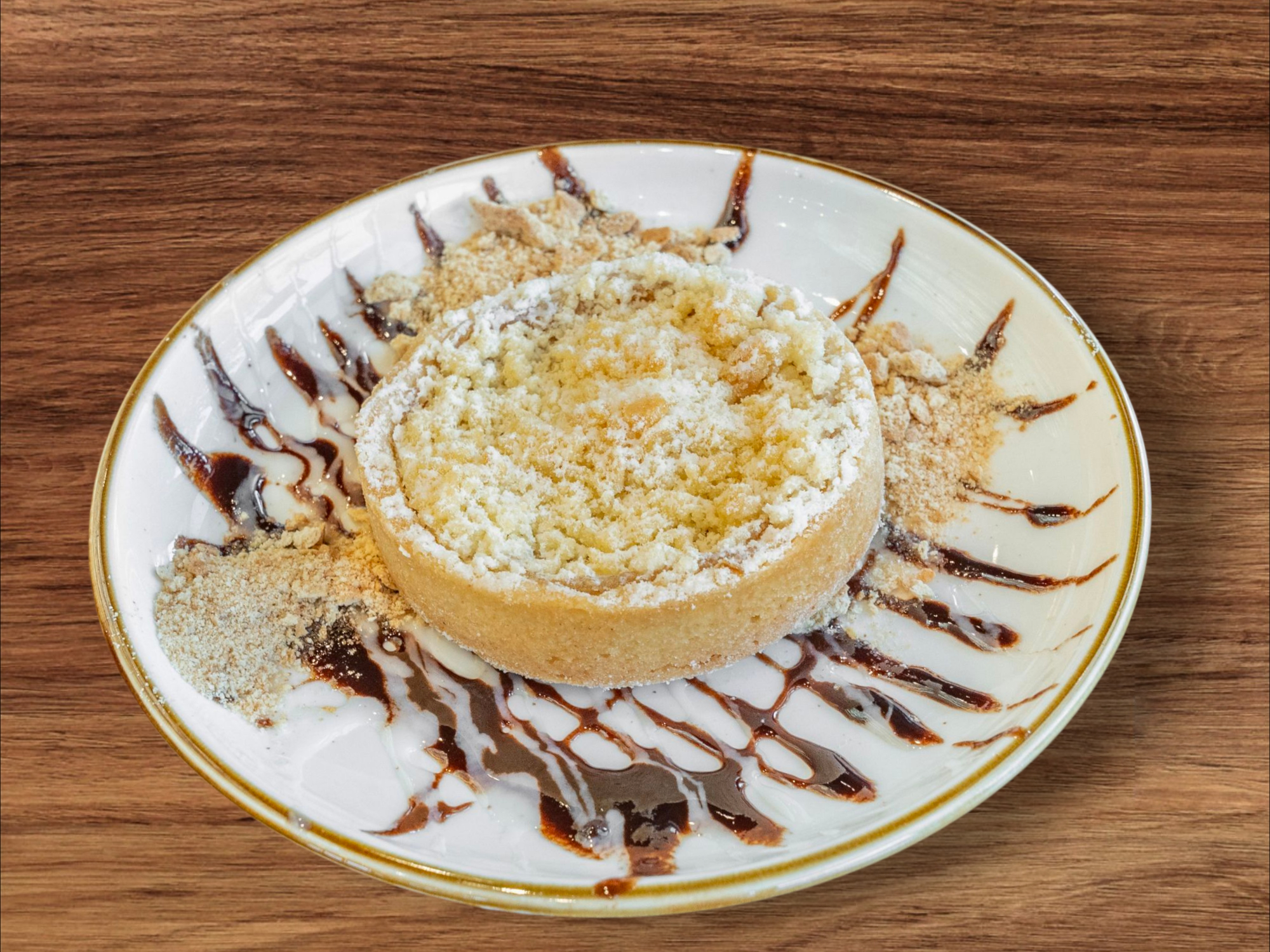 Apple Crumb Tart.