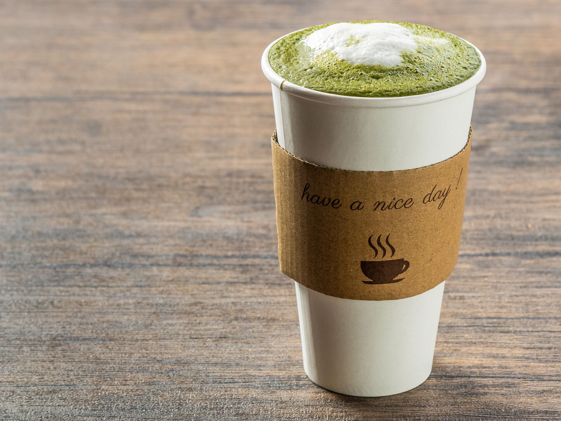 Flavor Ice Matcha Latte.