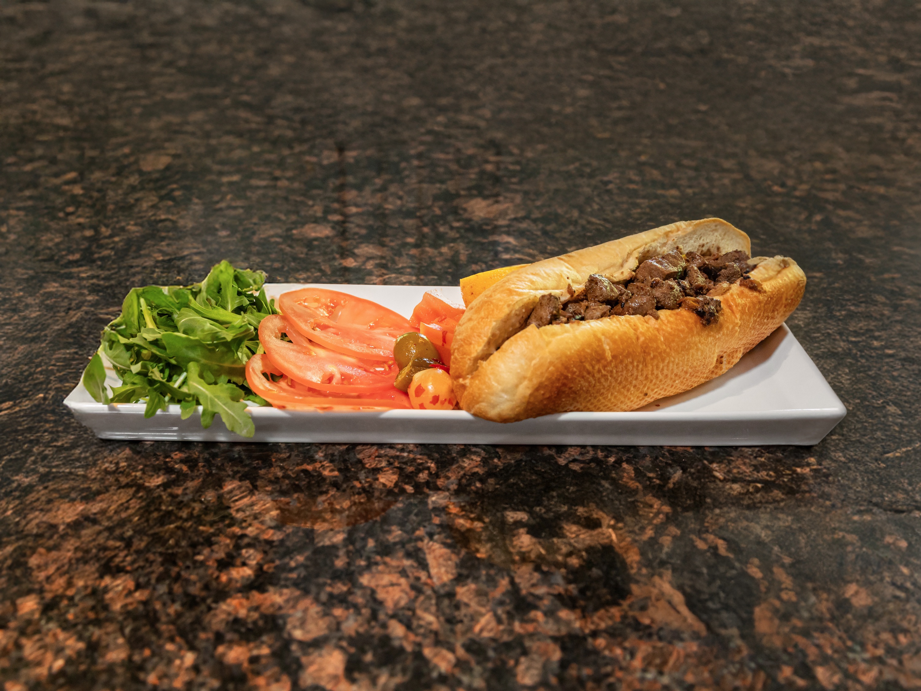 Alexandria Style Kibdah Sandwich.